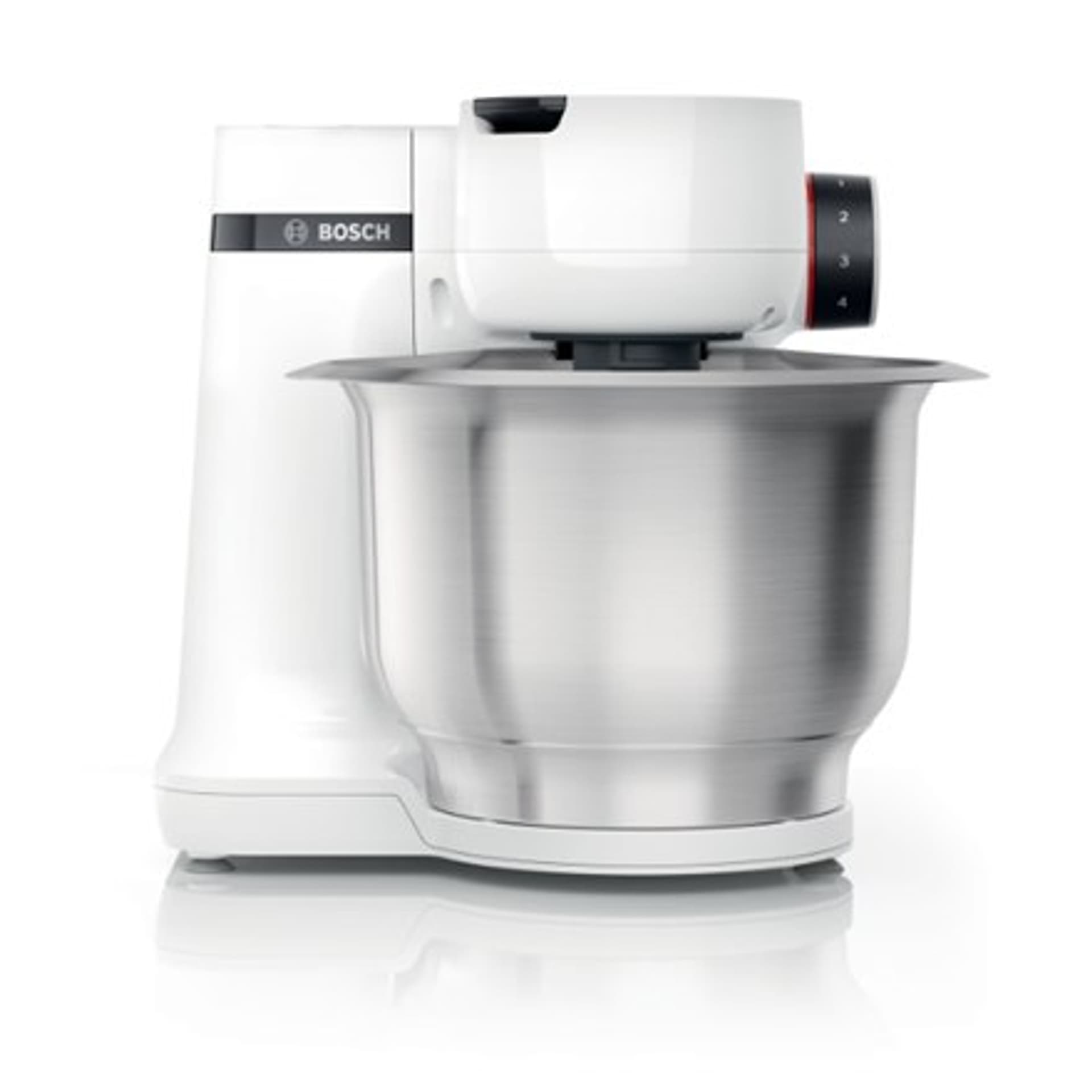 

Bosch Kitchen Machine MUMS2EW40 700 W, Number of speeds 4, Bowl capacity 3.8 L, Meat mincer, White