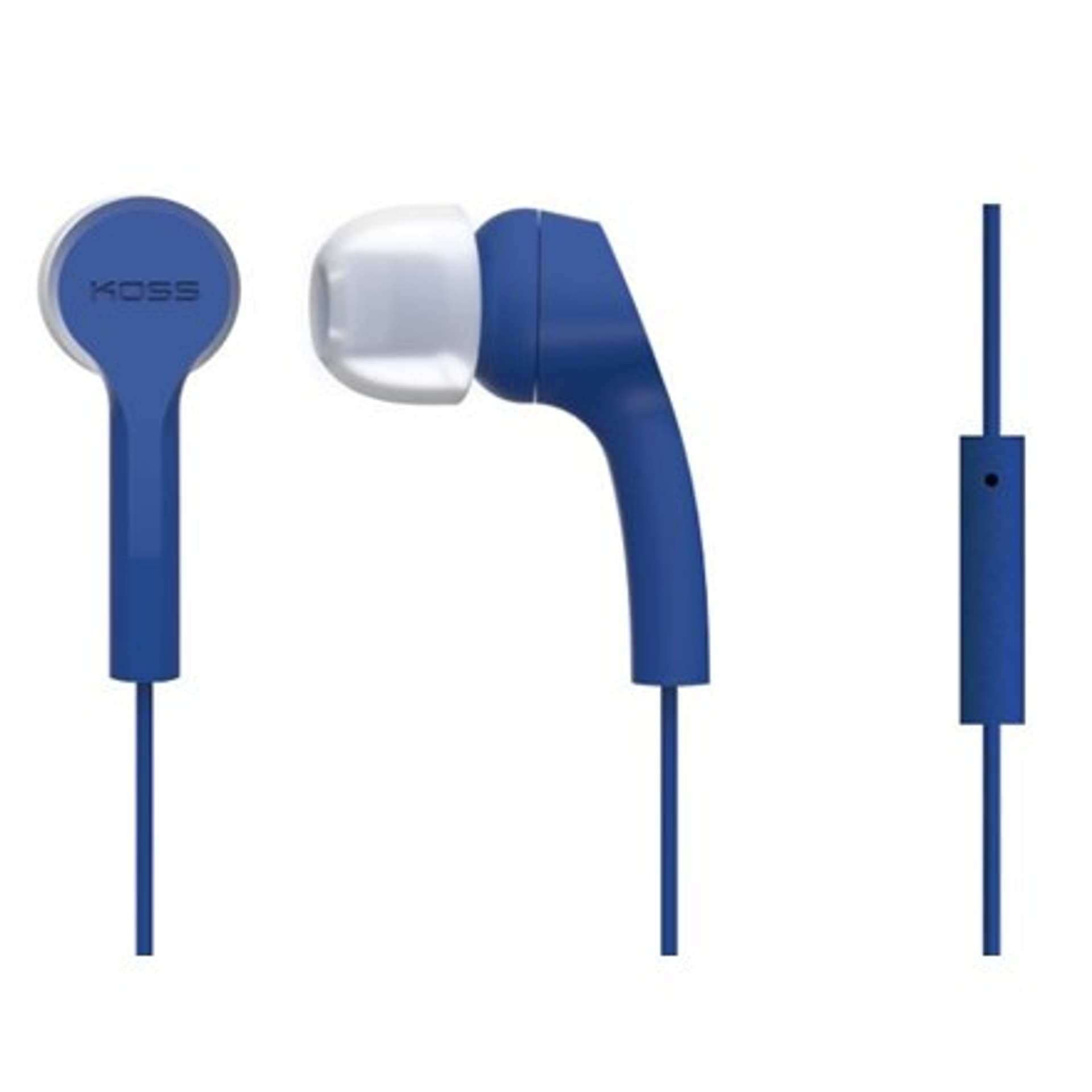 

Koss Headphones KEB9iB In-ear, 3.5mm (1/8 inch), Microphone, Blue,