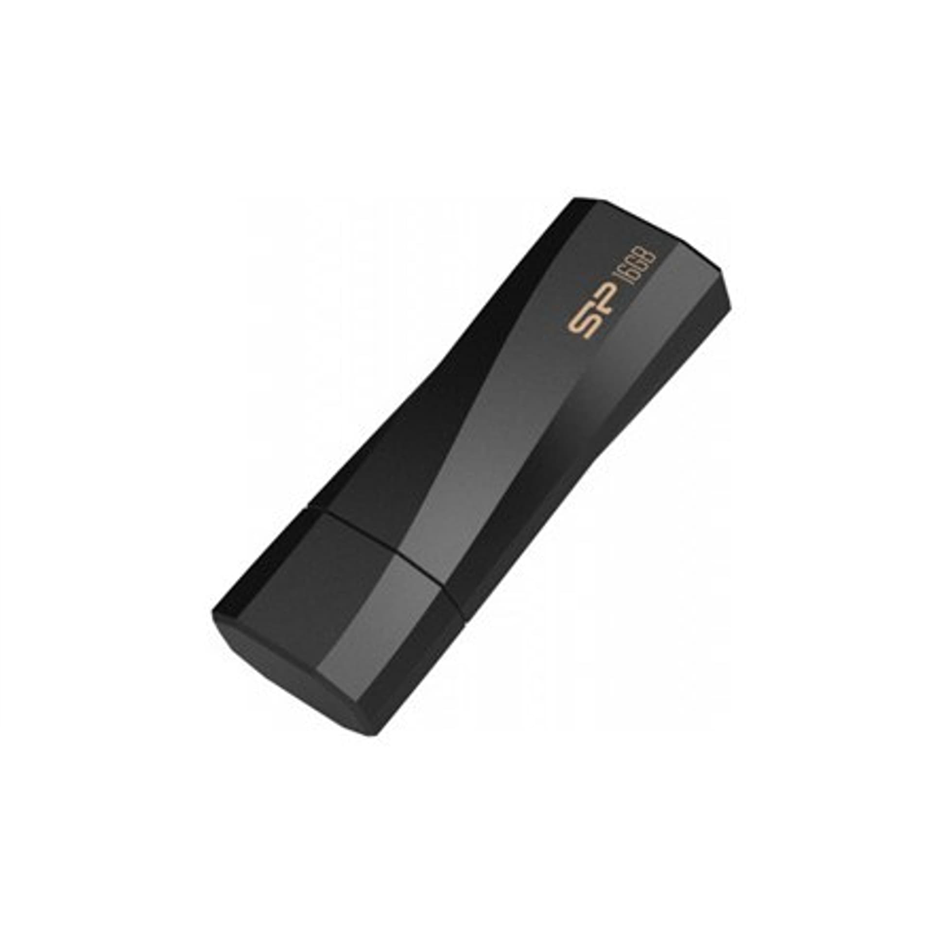 

Silicon Power USB Flash Drive Blaze Series B07 16 GB, Type-A USB 3.2 Gen 1, Black