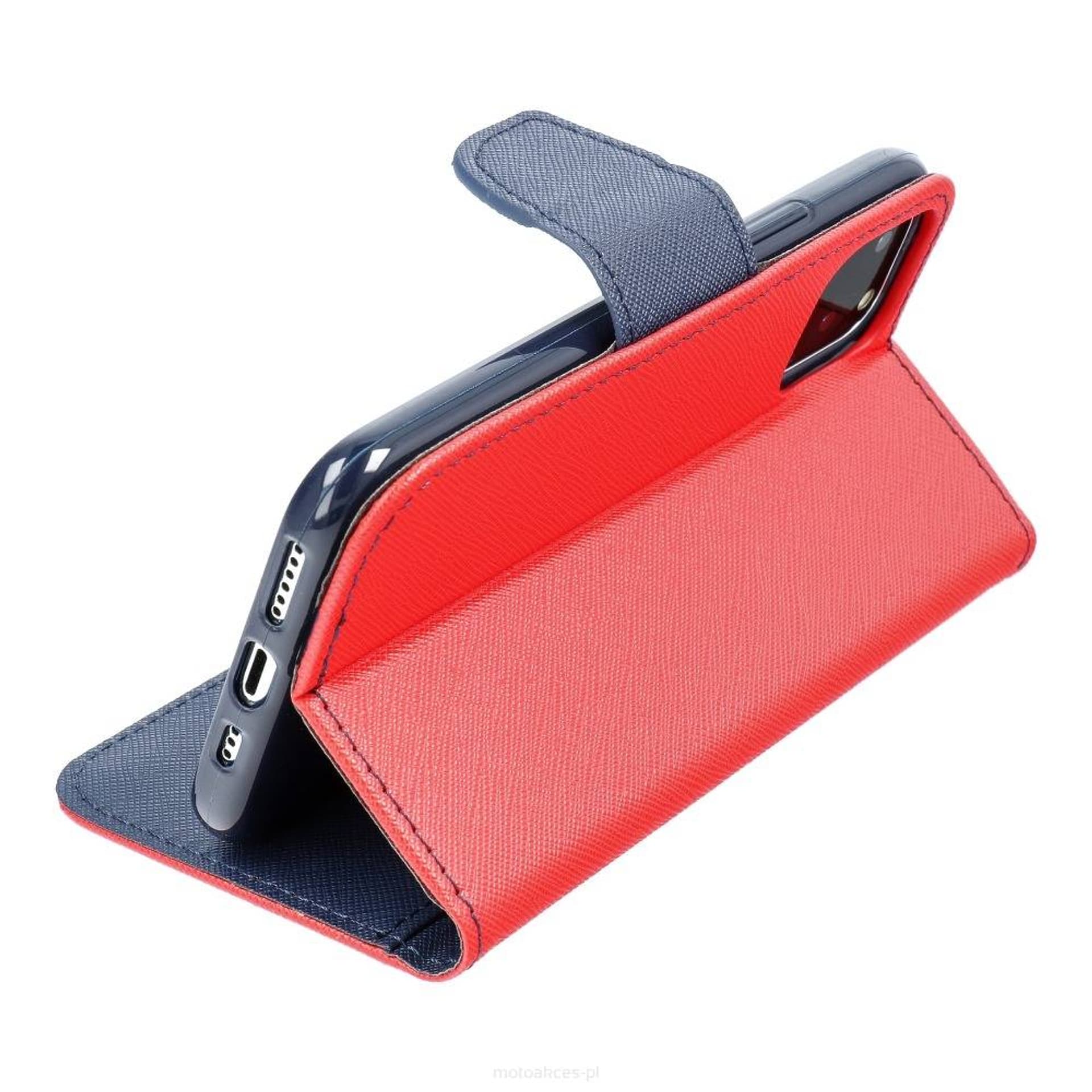 

Etui SAMSUNG GALAXY M21 Fancy Case Portfel z Klapką czerwono-granatowe