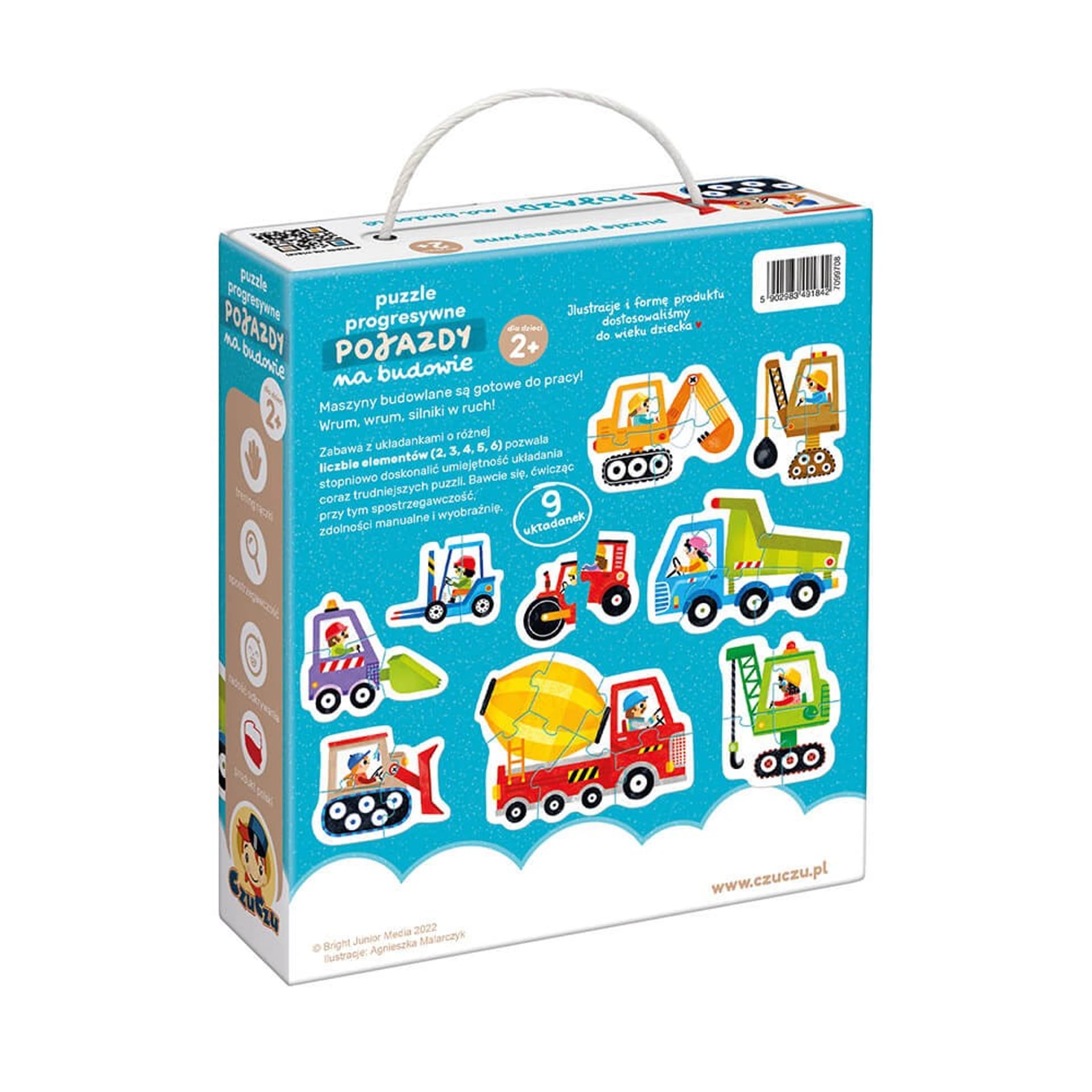 

Puzzle progresywne - Pojazdy na budowie