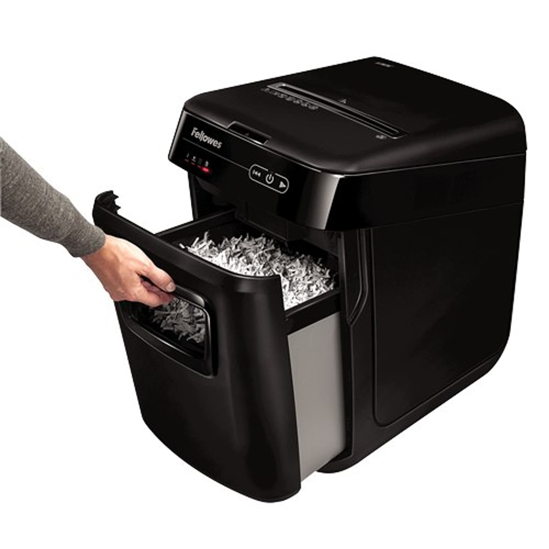 

Fellowes Cross-Cut Shredder AutoMAX 150C Paper shredding, Shredding CDs, Credit cards shredding, Auto Feed