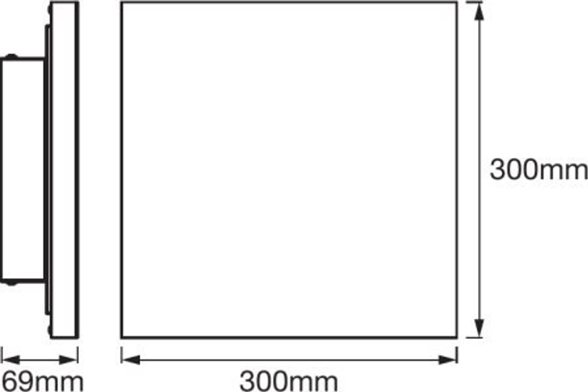 

Ledvance SMART+ WiFi Planon Frameless Square RGBW 20W 110° 3000-6500K 300x300mm, biały