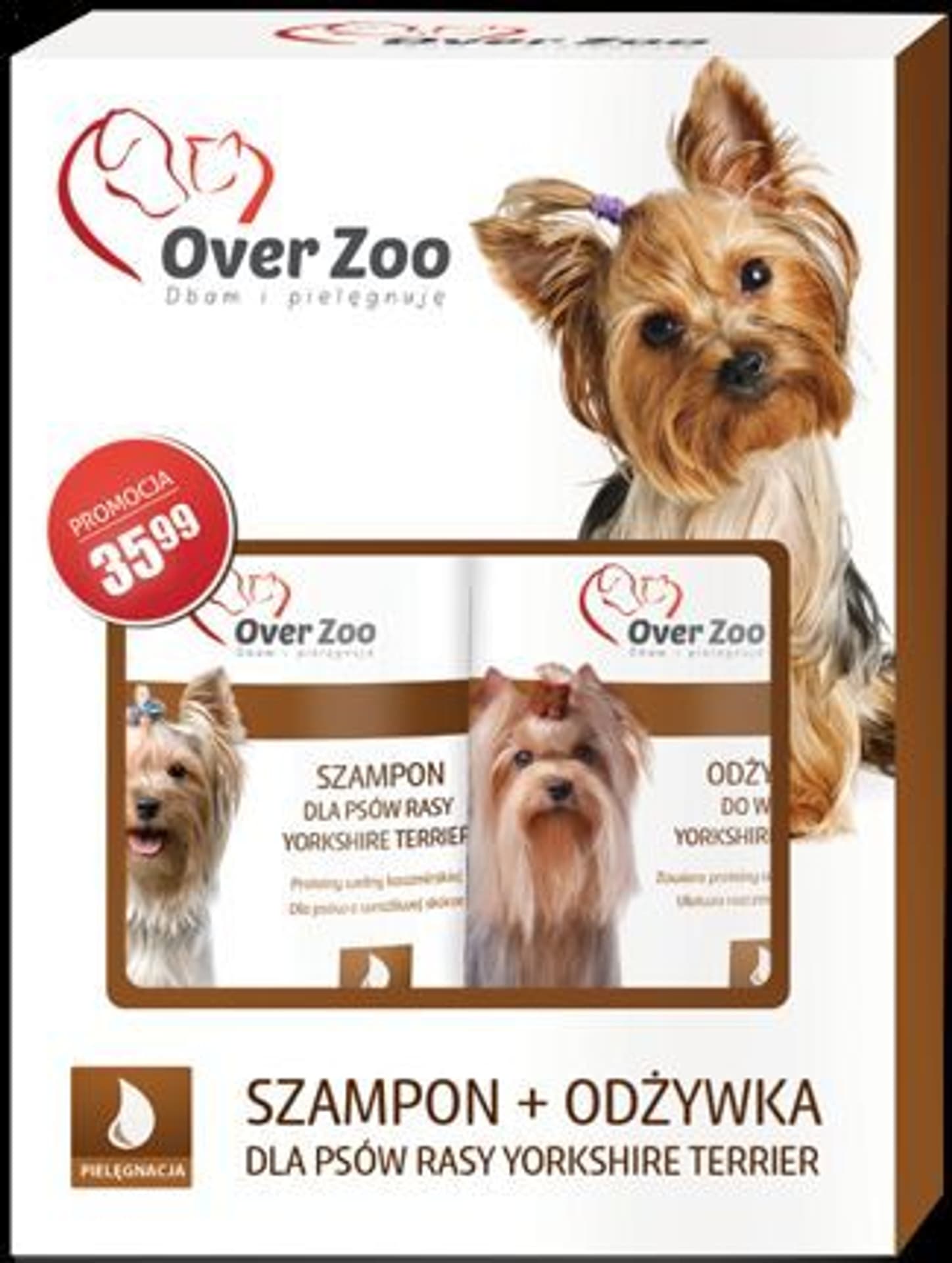 

Over Zoo Szampon i odżywka dla psów rasy Yorkshire Terier dwupak 2x250ml