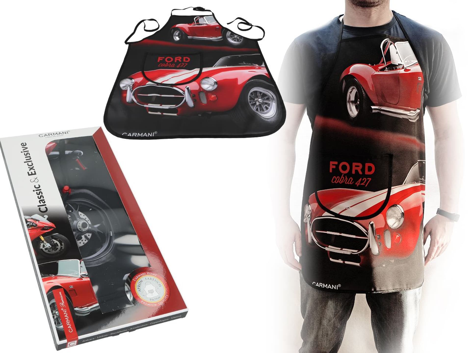

Fartuszek kuchenny - Classic & Exclusive, Ford Cobra 427 (CARMANI)