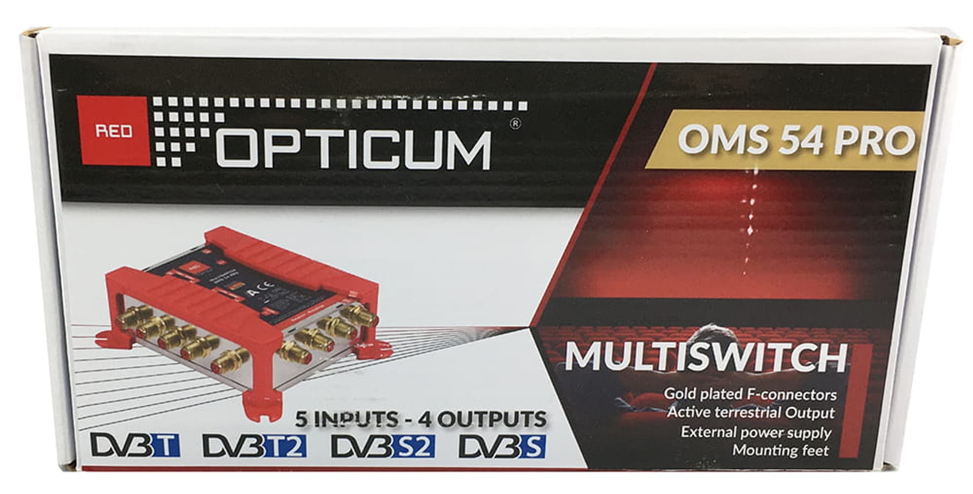 

Multiswitch 5/4 Opticum OMS 54 Pro + zasilacz