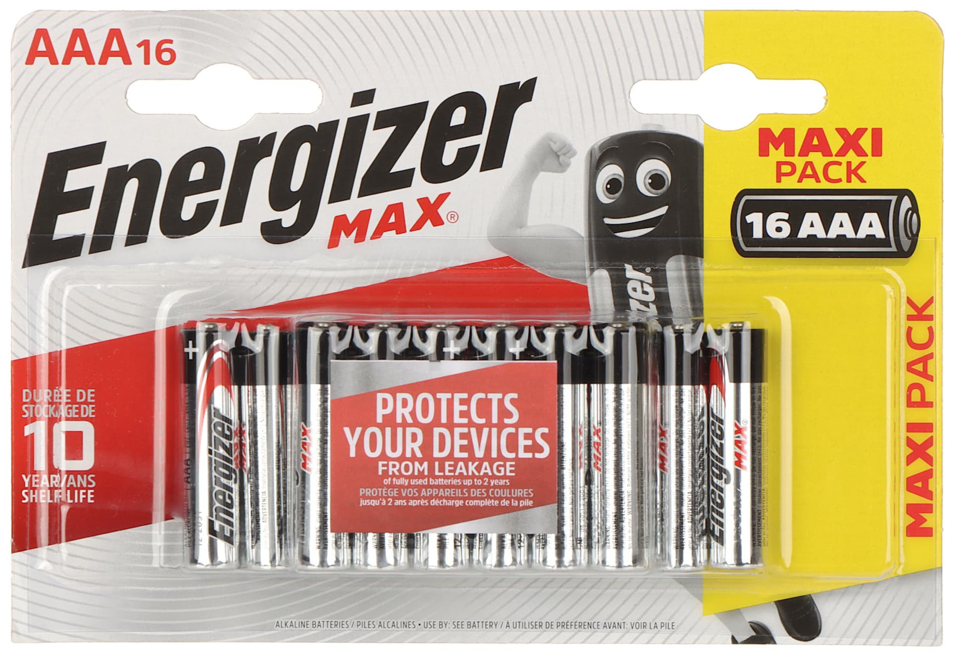 

BATERIA ALKALICZNA BAT-AAA/E-MAX*P16 1.5 V LR3 (AAA) ENERGIZER, Aaa) energize