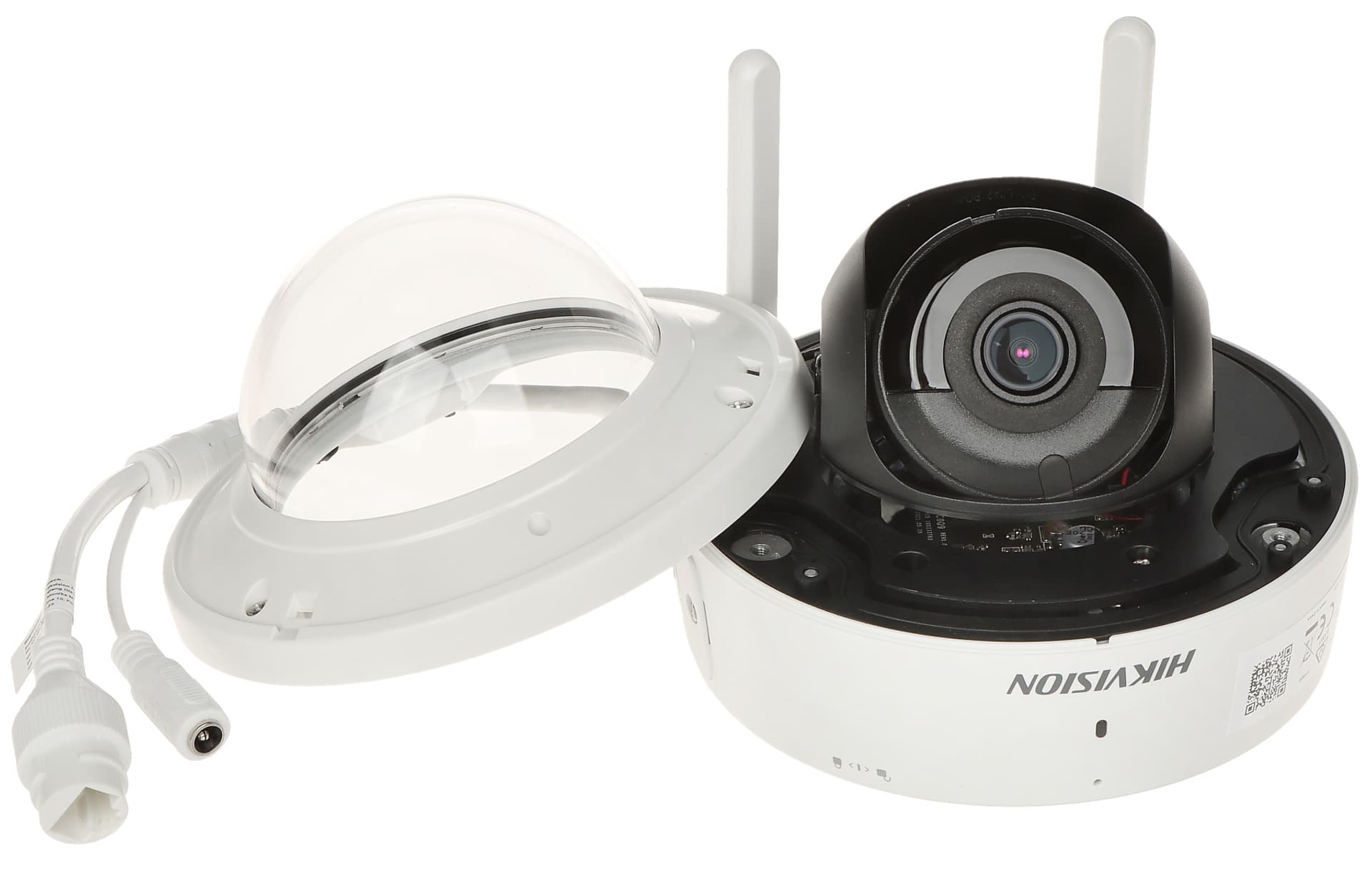 

Hikvision IP Camera DS-2CV2141G2-IDW F2.8 Dome, 4 MP, 2.8mm/4mm, IP66, H.265/H.264/MJPEG, MicroSD (Up to 256GB)