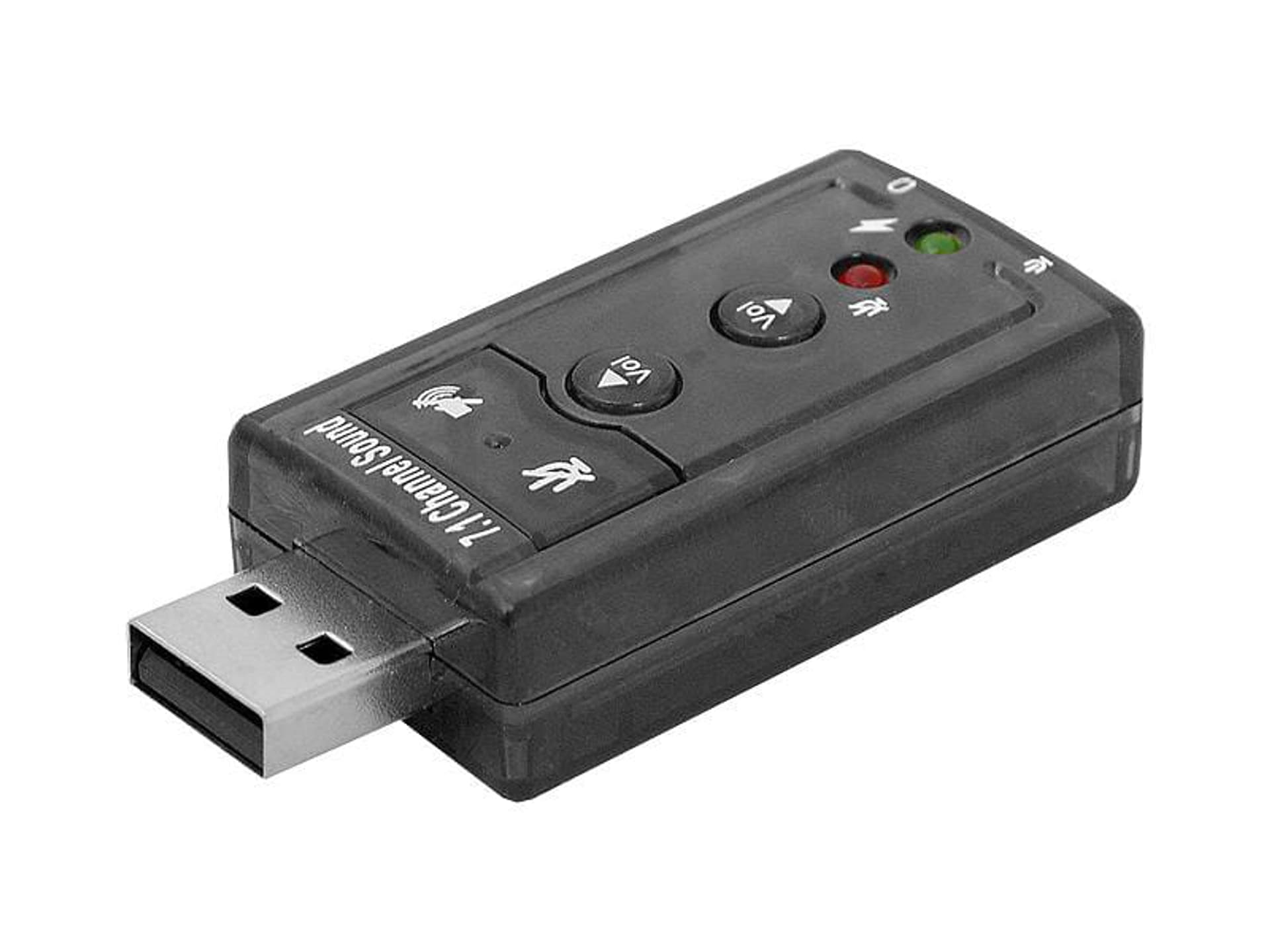 

Karta dźwiękowa USB 7.1 regulacja głośności LX0637