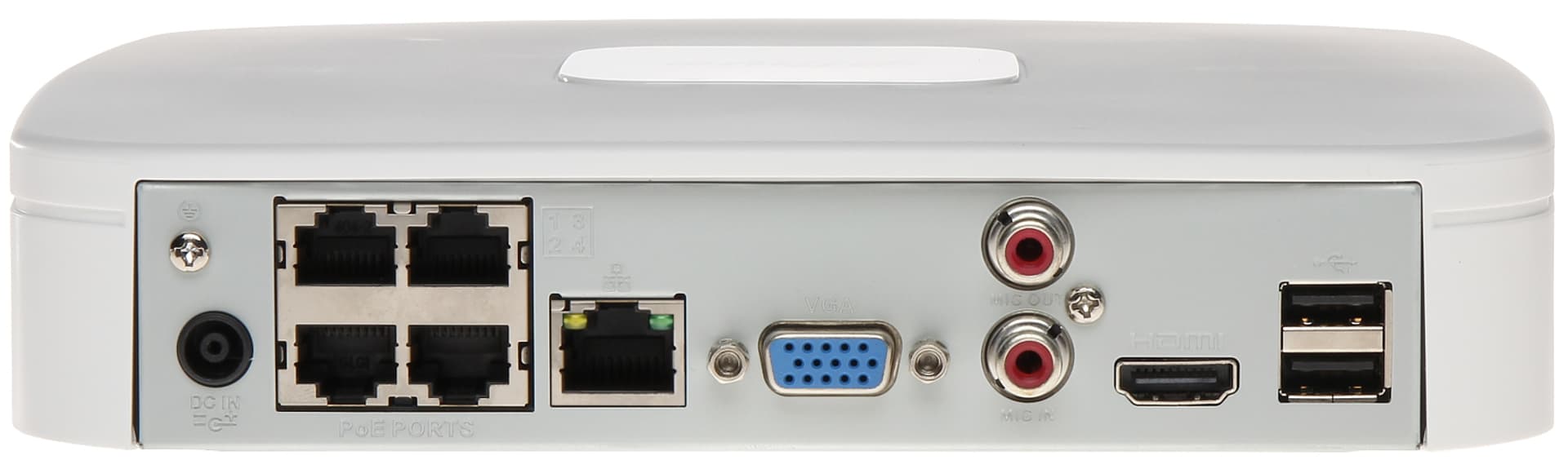 

REJESTRATOR IP NVR4104-P-EI 4 KANAŁY, 4 PoE WizSense DAHUA