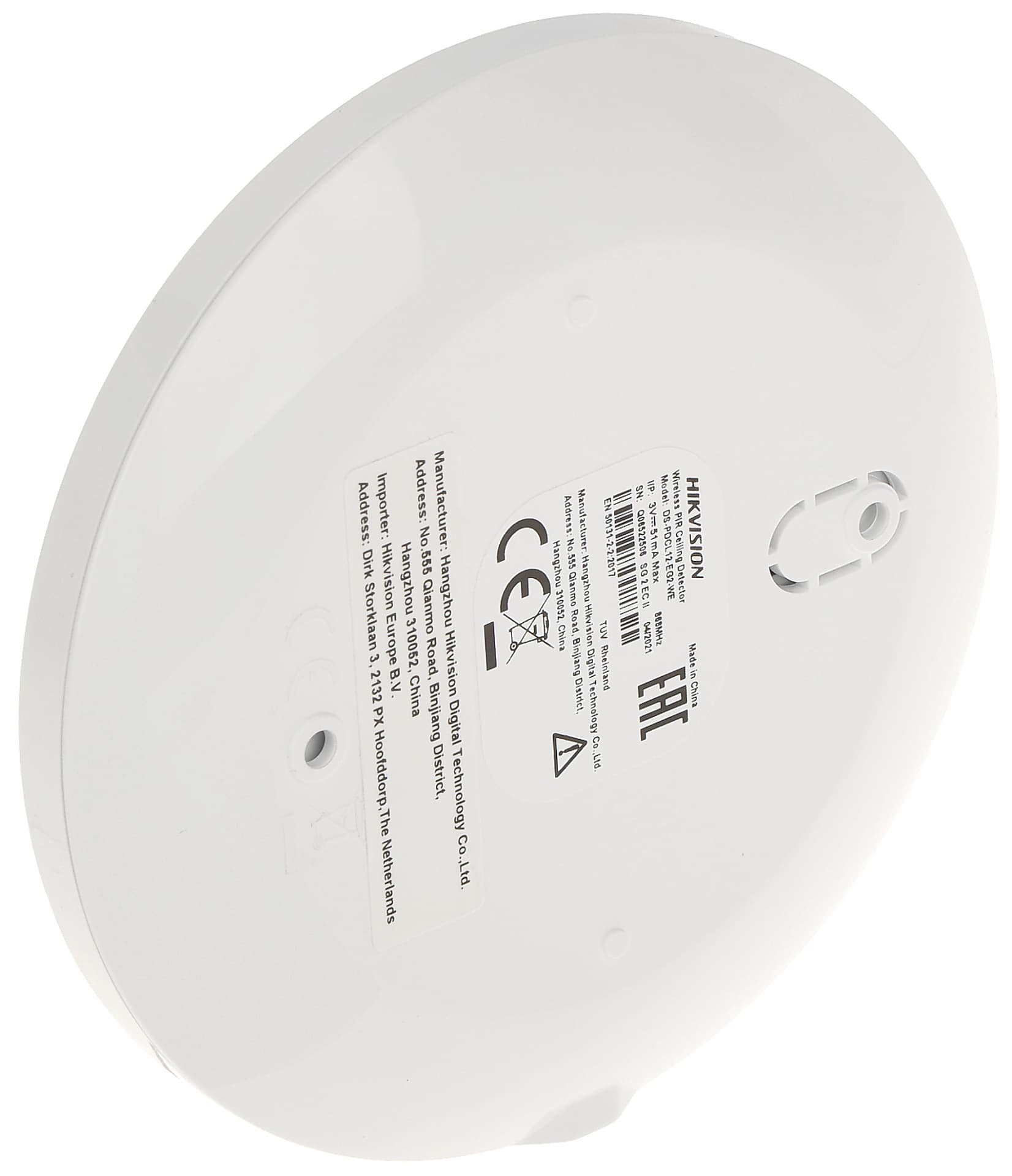 

BEZPRZEWODOWA CZUJKA SUFITOWA PIR AX PRO DS-PDCL12-EG2-WE Hikvision
