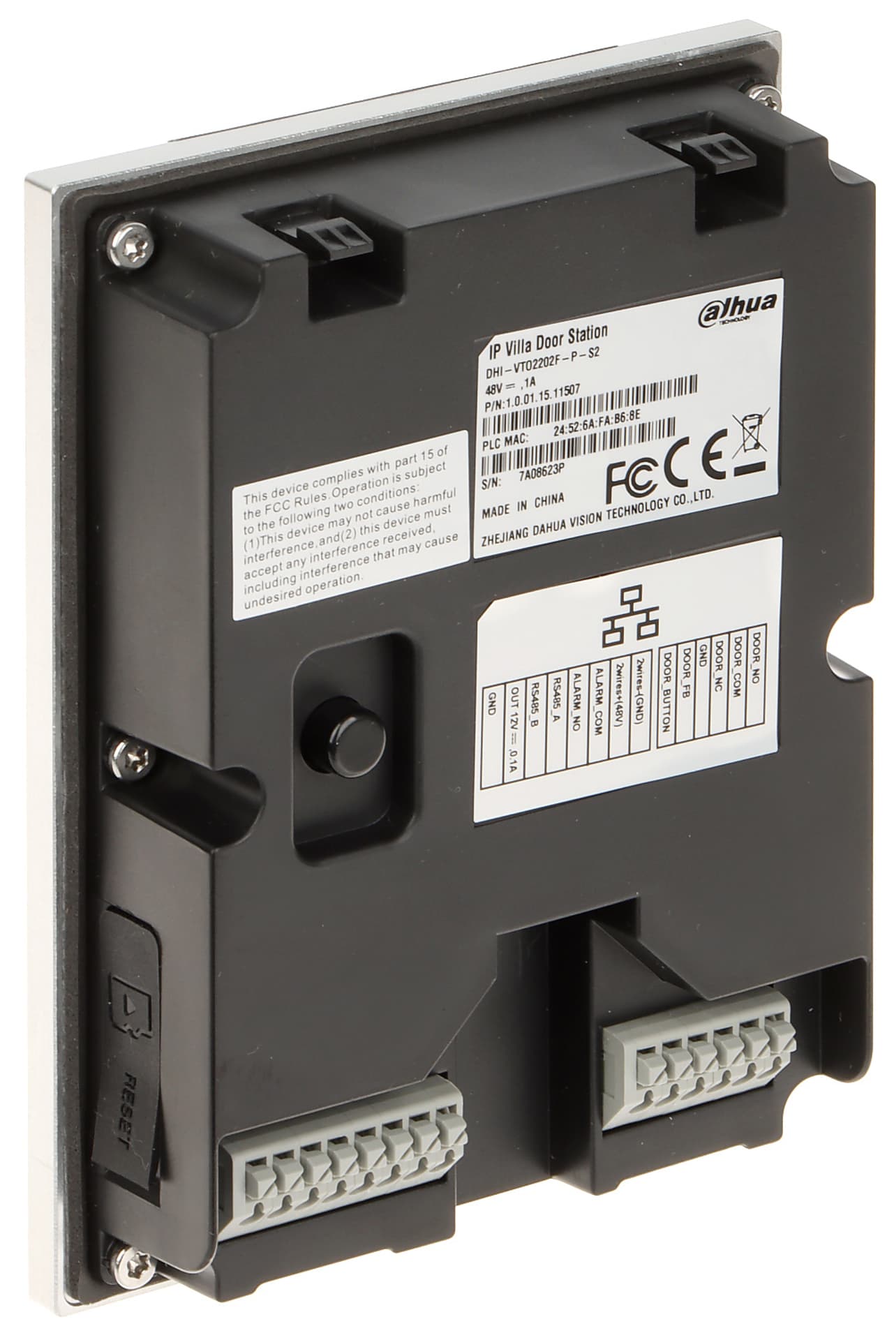 

WIDEODOMOFON VTO2202F-P-S2 DAHUA
