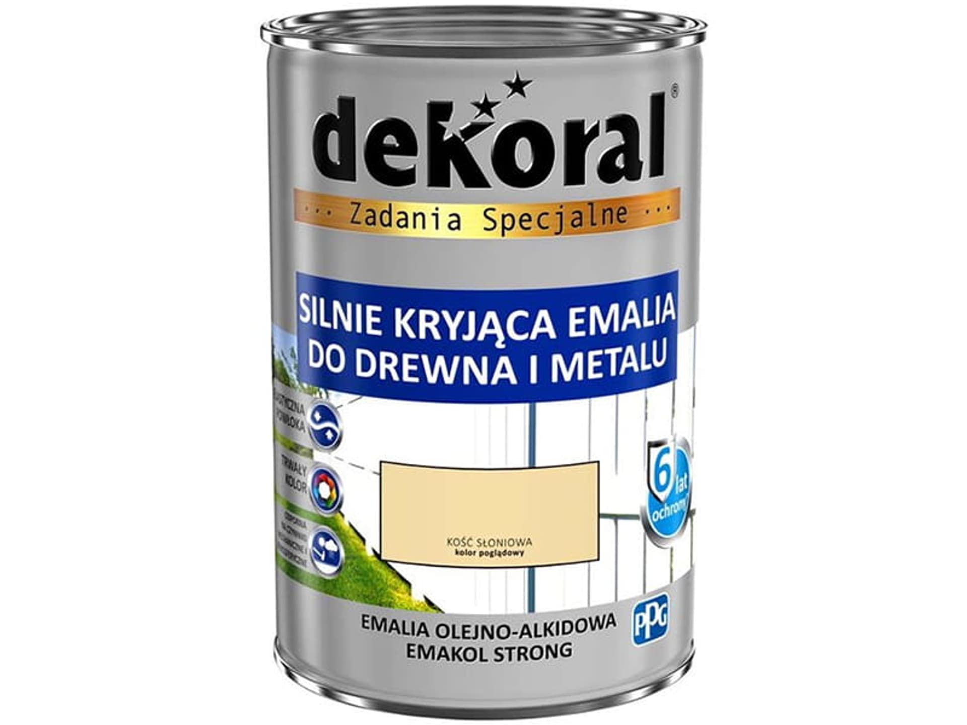 

Emalia Dekoral Emakol Strong (Kość Słoniowa, połysk, 0.9 L)