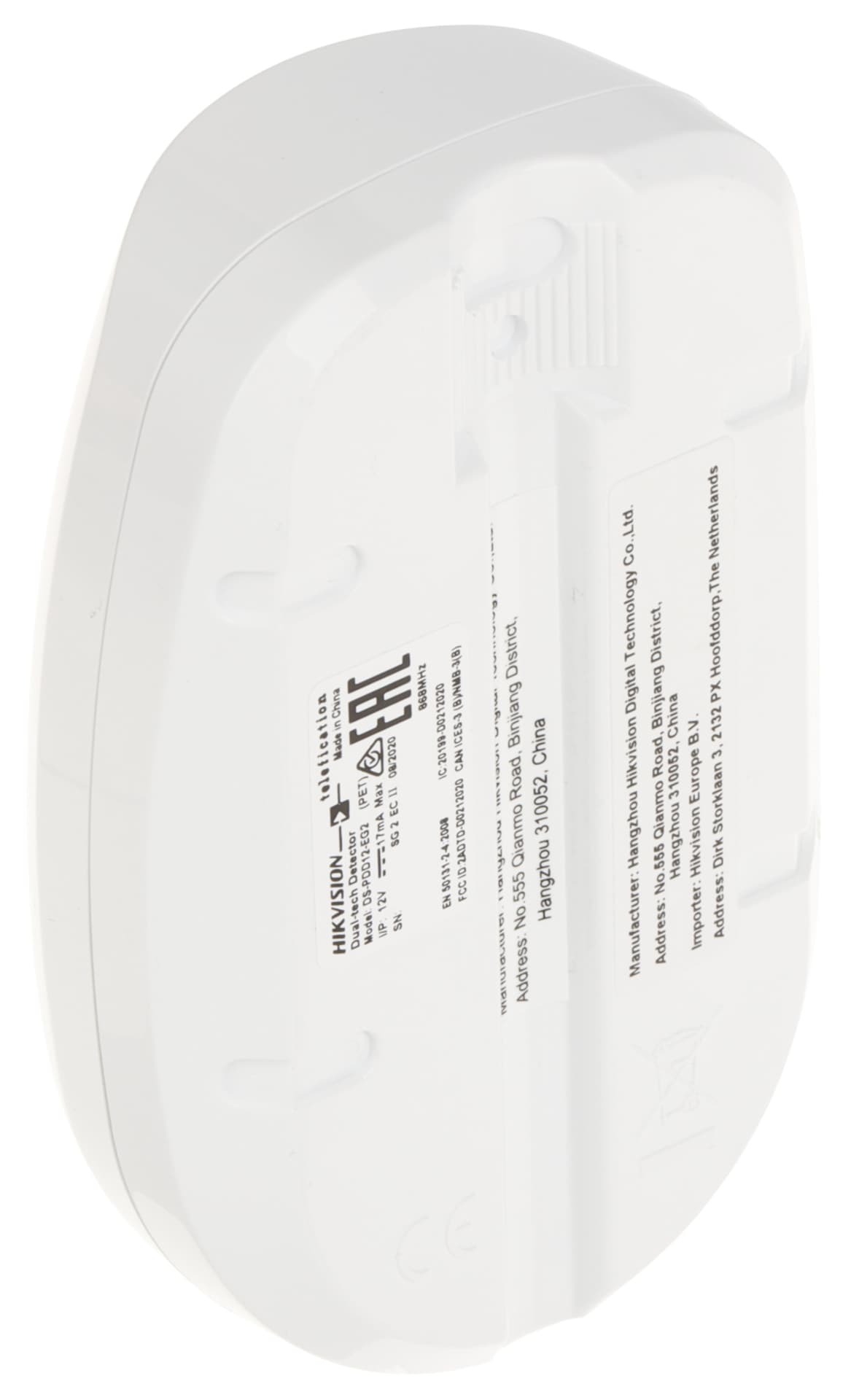 

CZUJKA DUALNA MIKROFALA + PIR DS-PDD12-EG2 Hikvision