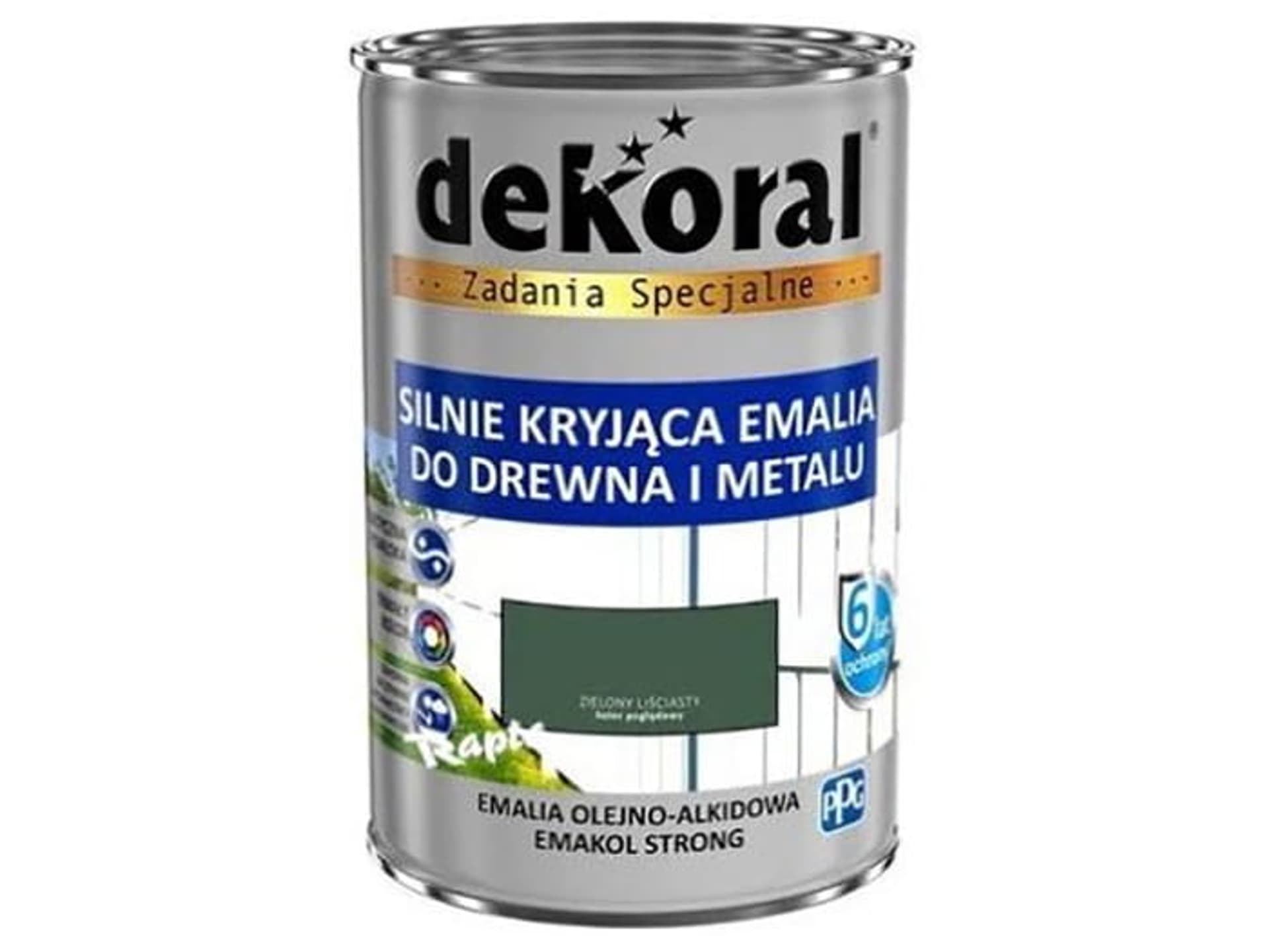 

Emalia Dekoral Emakol Strong (Zielony Liściasty, połysk, 0.9 L)