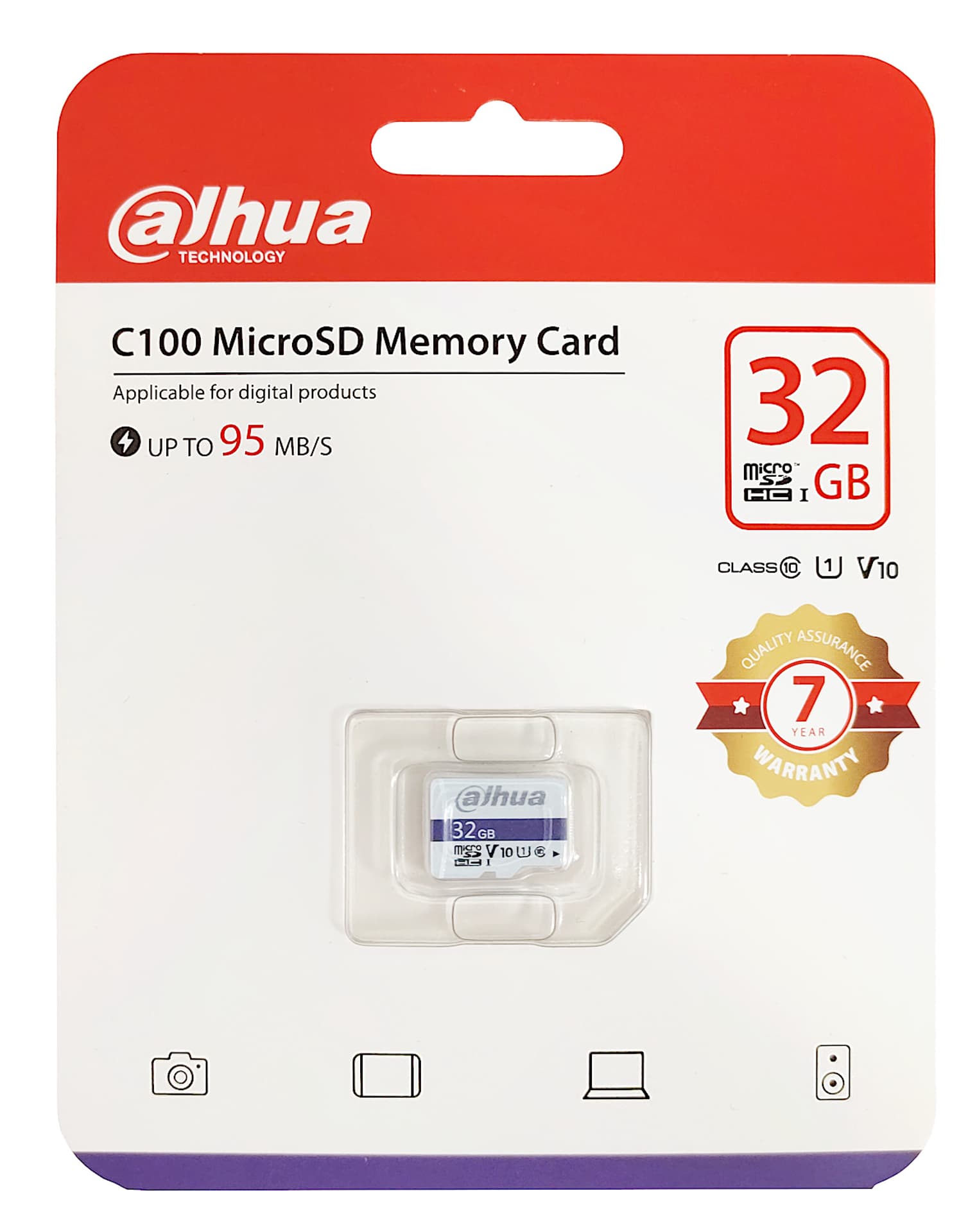 

KARTA PAMIĘCI TF-C100/32GB microSD UHS-I, SDHC 32 GB DAHUA