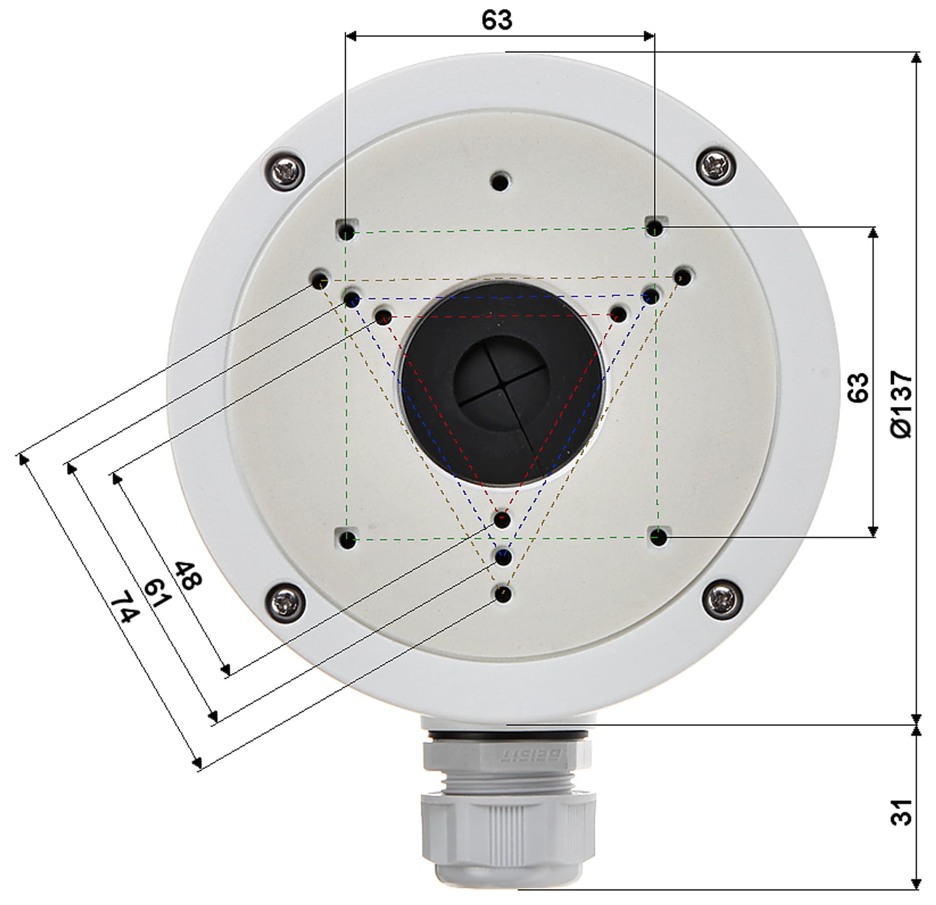 

Adapter Hikvision DS-1280ZJ-S