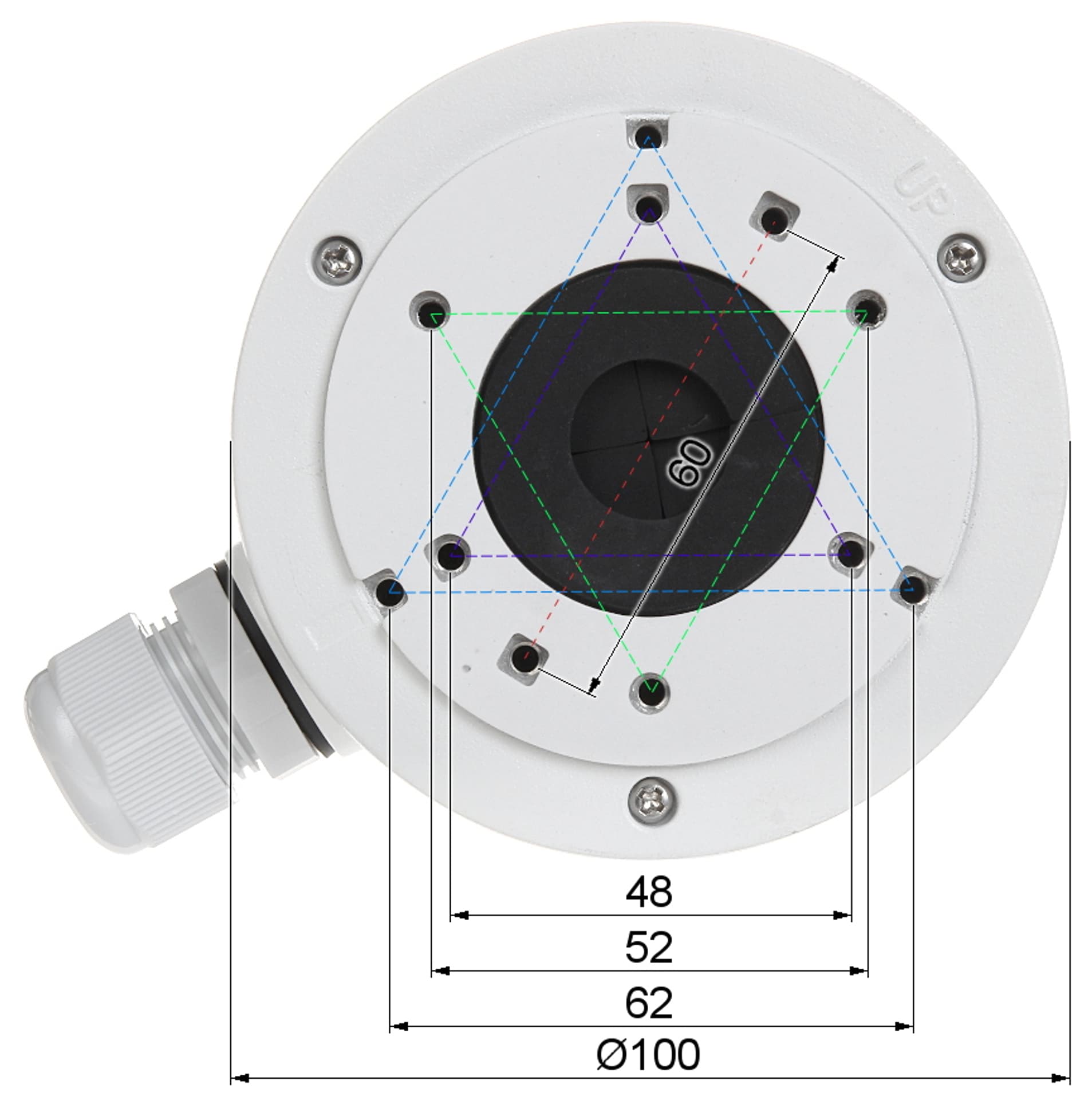 

Adapter Hikvision DS-1280ZJ-XS