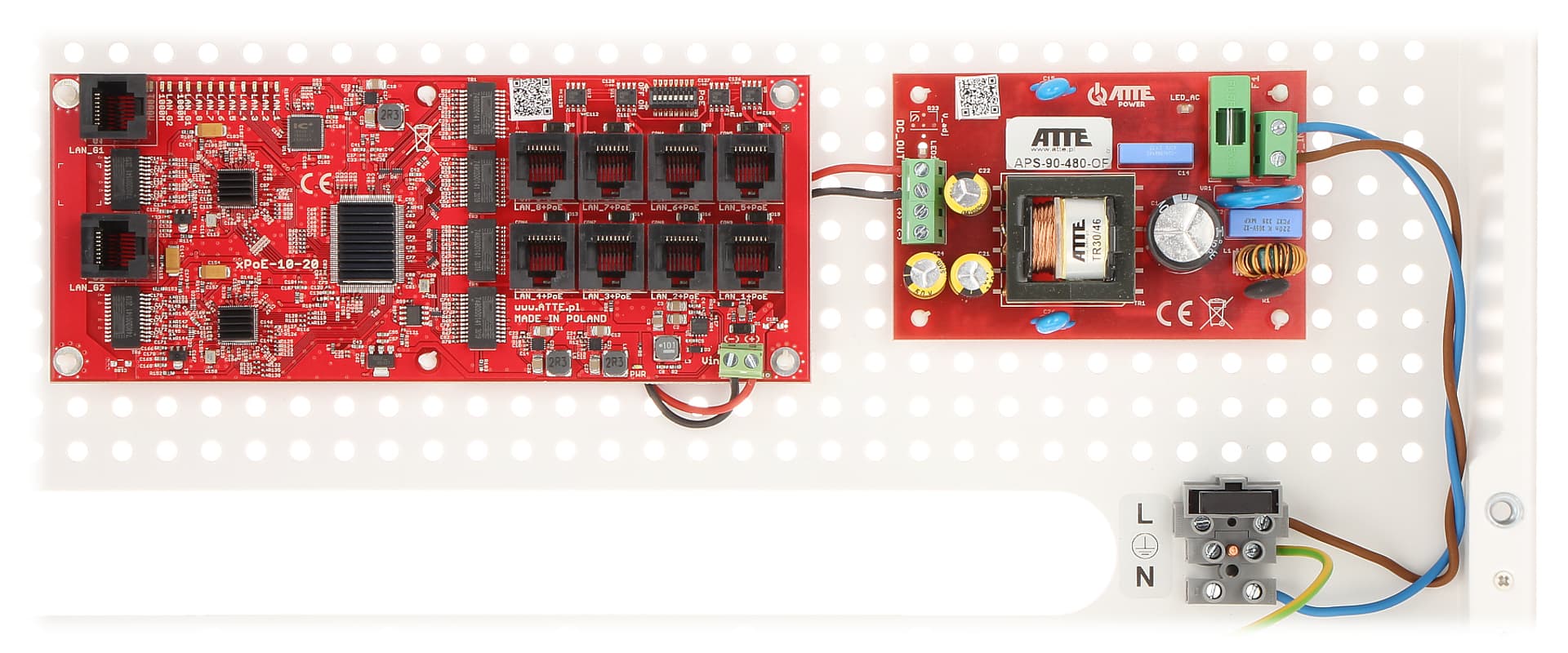 

SWITCH POE IP-8-20-H 8-PORTOWY ATTE