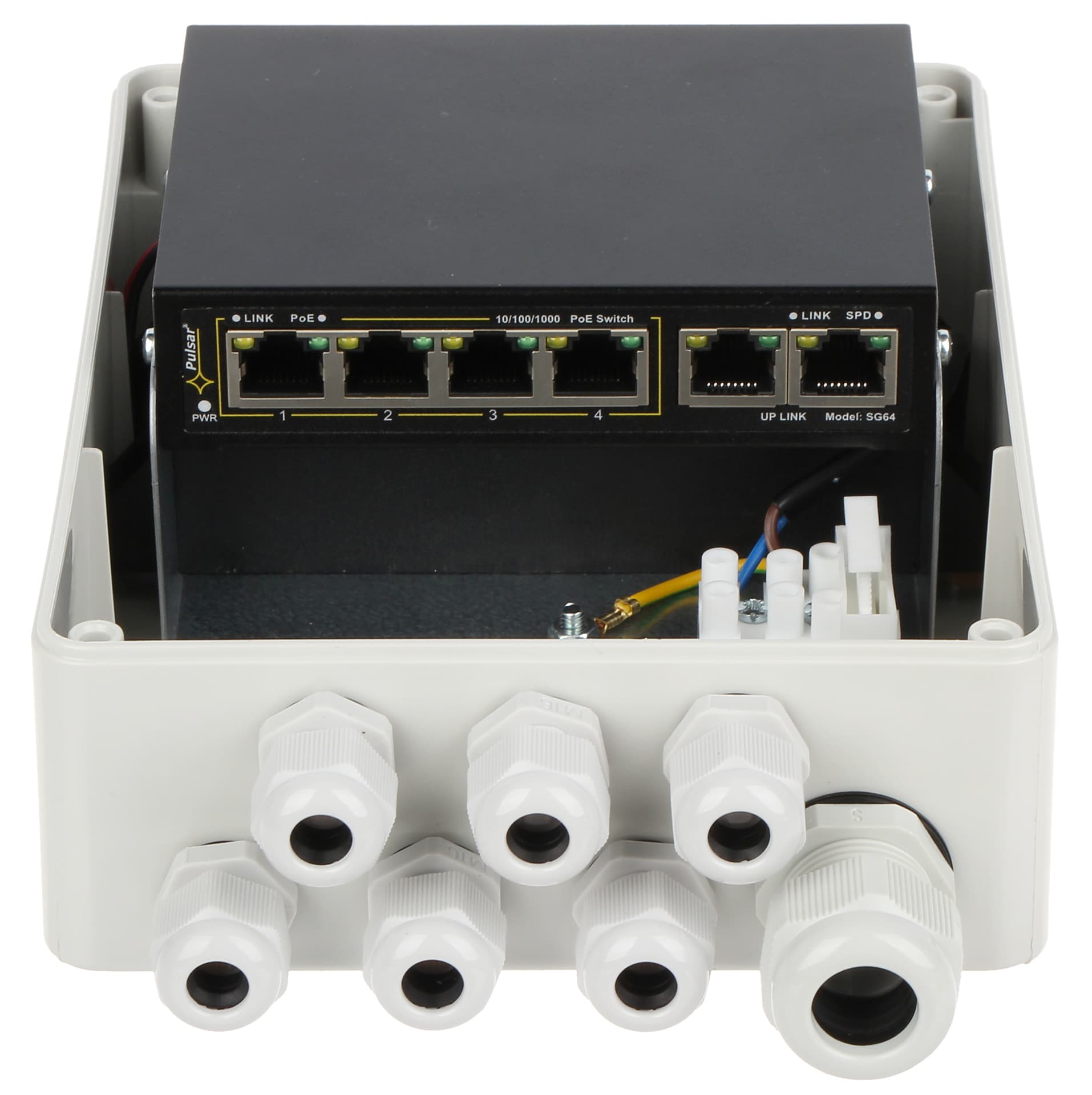 

SWITCH POE SG-64H 4-PORTOWY PULSAR