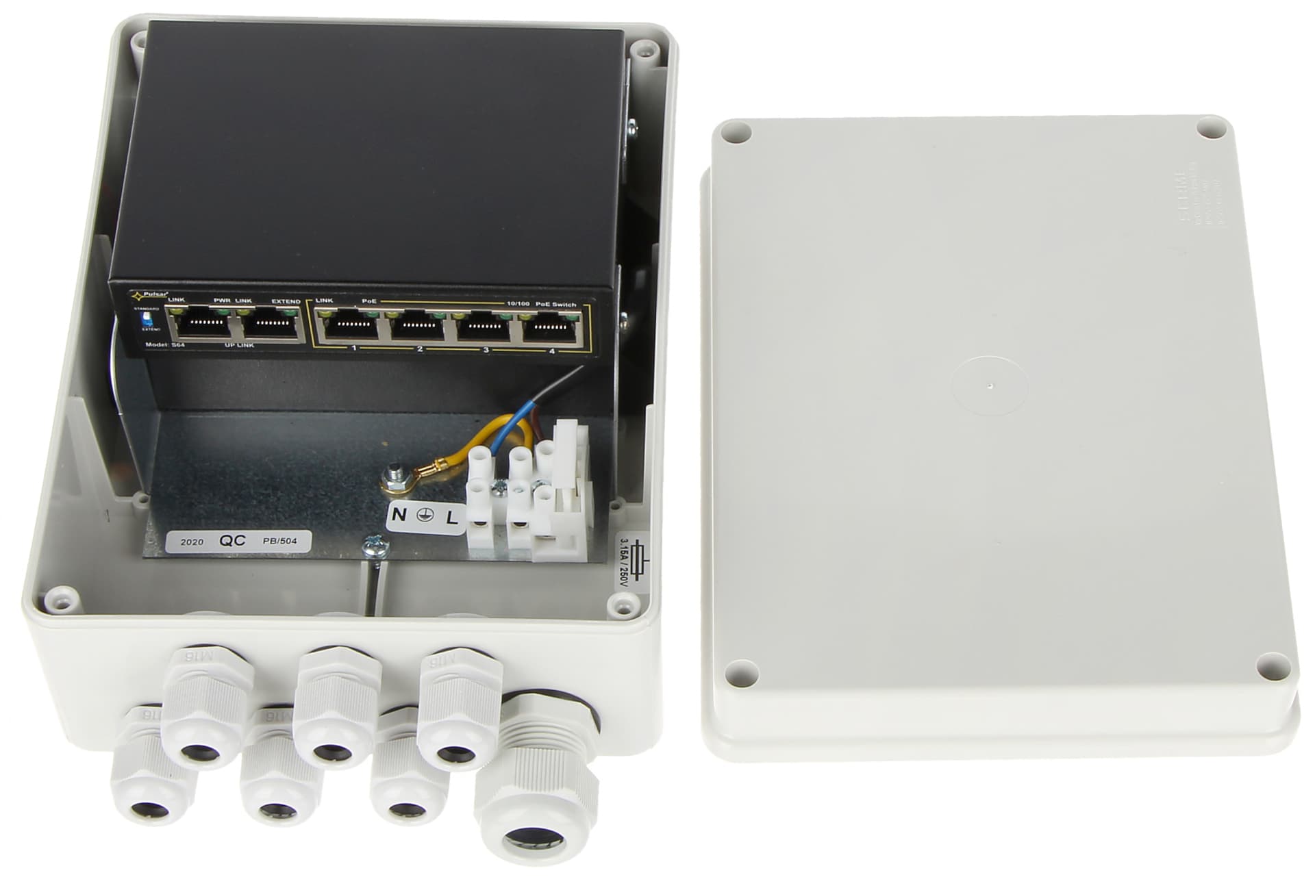 

SWITCH POE S-64H 4-PORTOWY PULSAR