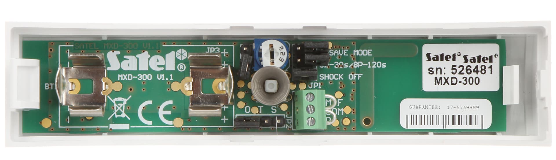

BEZPRZEWODOWA CZUJKA UNIWERSALNA MXD-300 SATEL