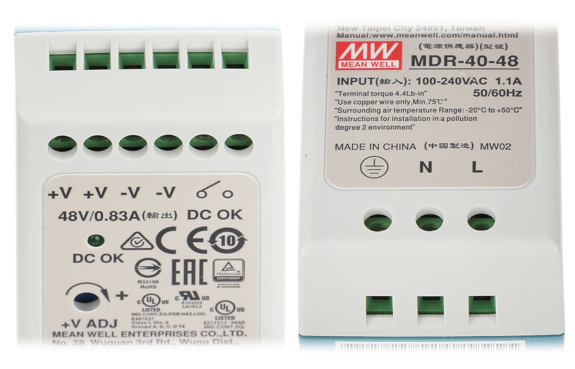 

ZASILACZ IMPULSOWY MDR-40-48 MEAN WELL