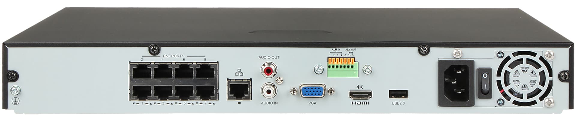 

REJESTRATOR IP NVR208S-P8 8 KANAŁÓW, 8 PoE UNIARCH