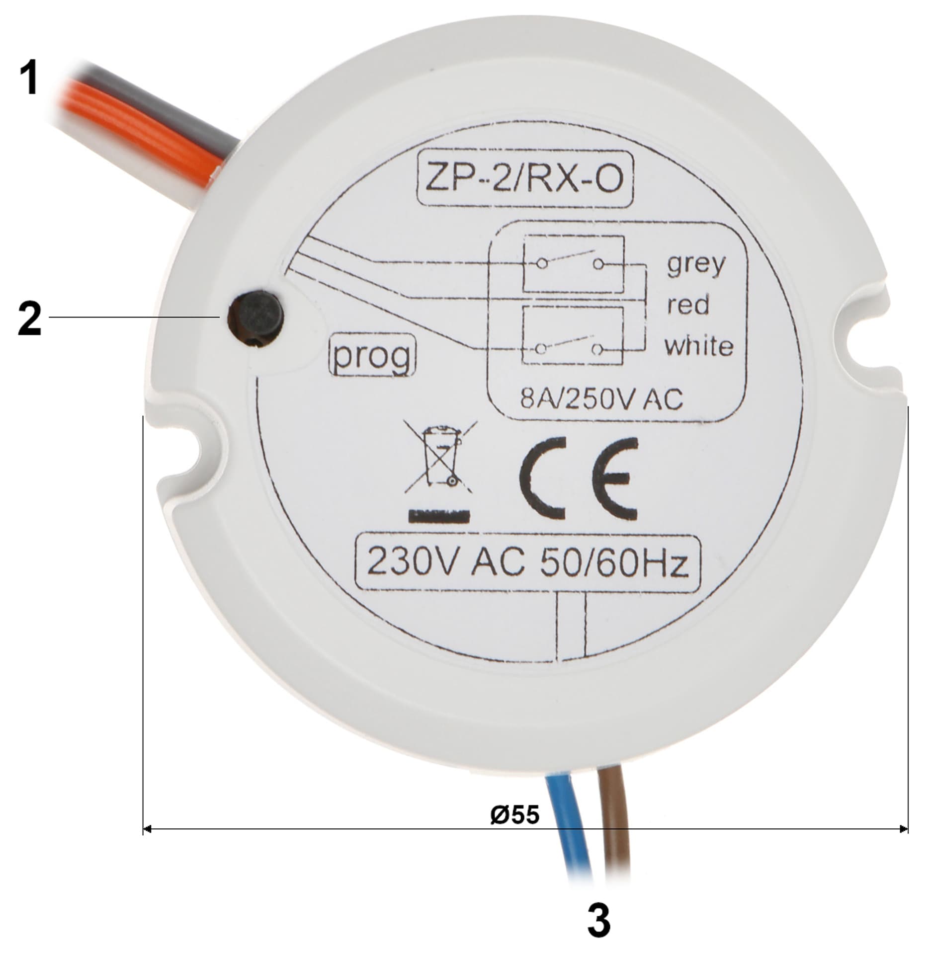 

ODBIORNIK SYSTEMU BEZPRZEWODOWEGO ZP-2/RX-O