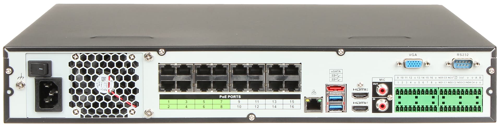 

REJESTRATOR IP BCS-NVR3204-4K-P-AI 32 KANAŁY, 16 PoE
