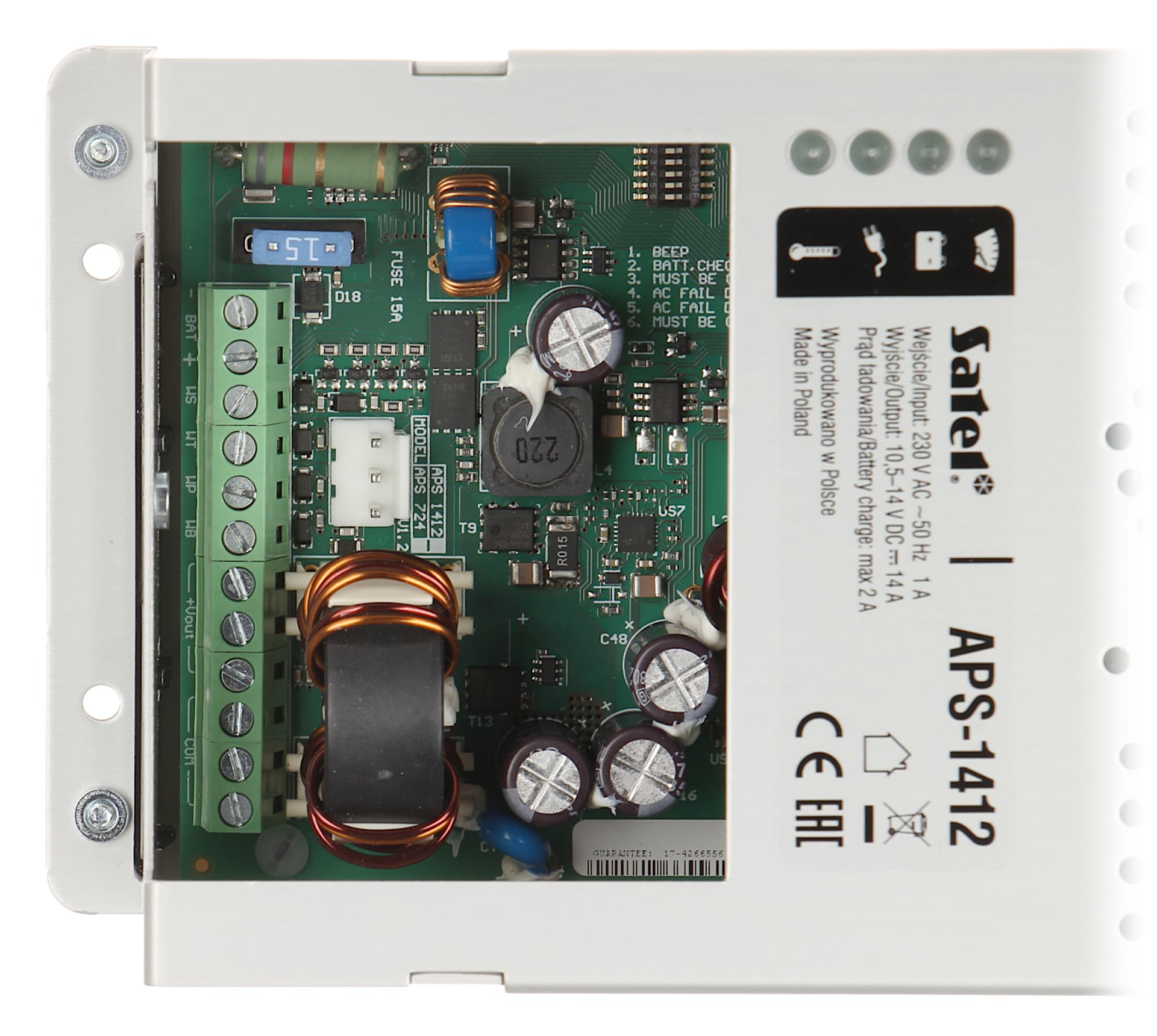 

ZASILACZ BUFOROWY IMPULSOWY APS-1412 SATEL