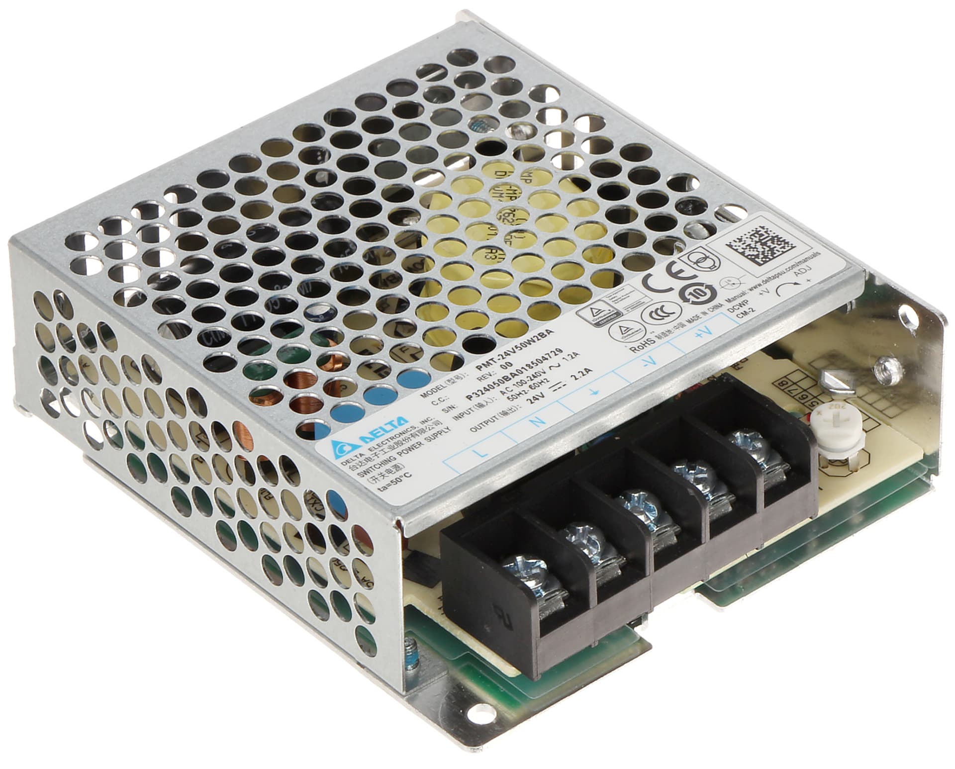 

ZASILACZ IMPULSOWY PMT-24V50W2BA Delta Electronics