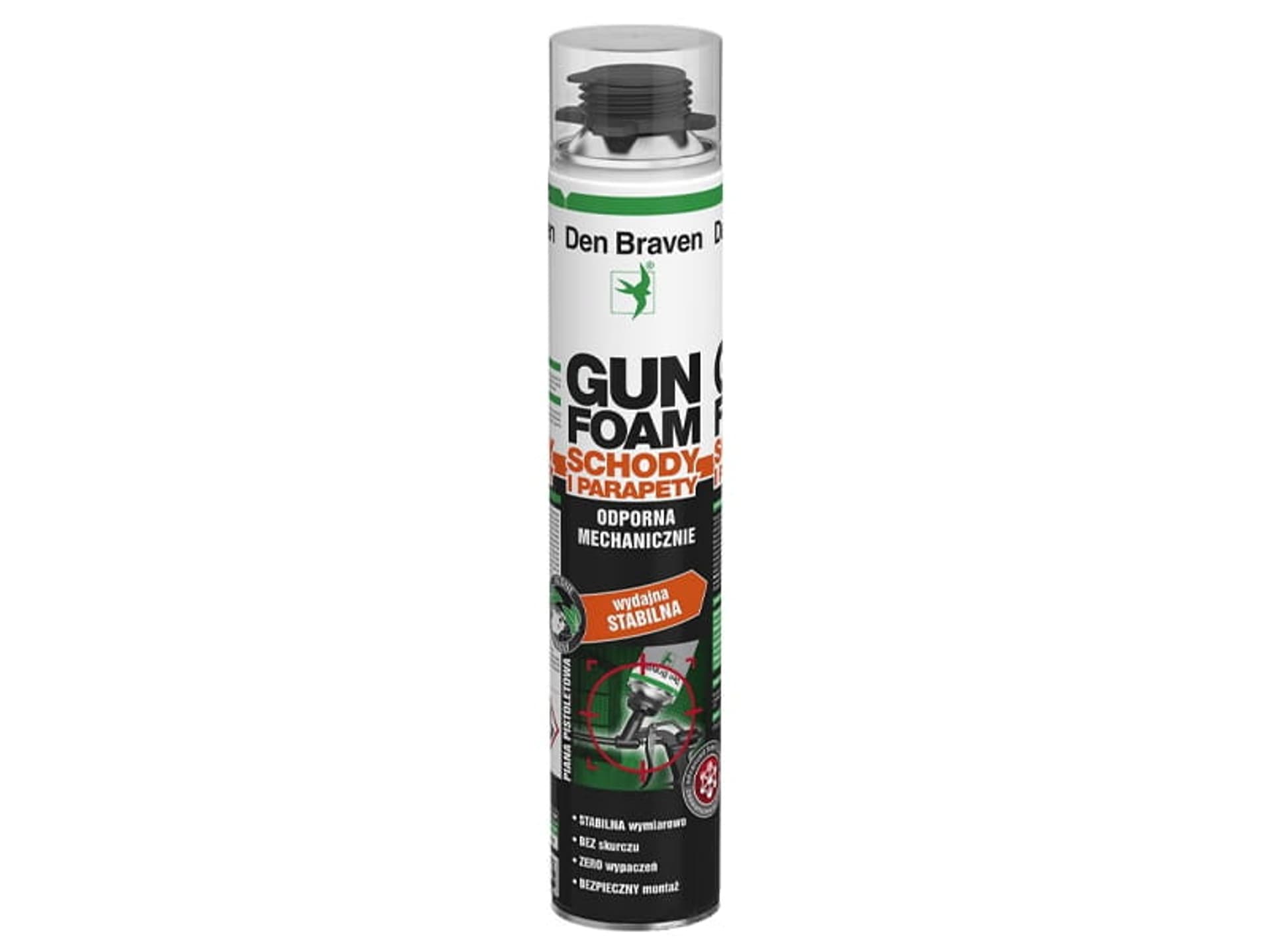 

Piana pistoletowa Gun Foam Schody Parapety 750ml Piana Gunfoam sch. parap. pist. 750ml