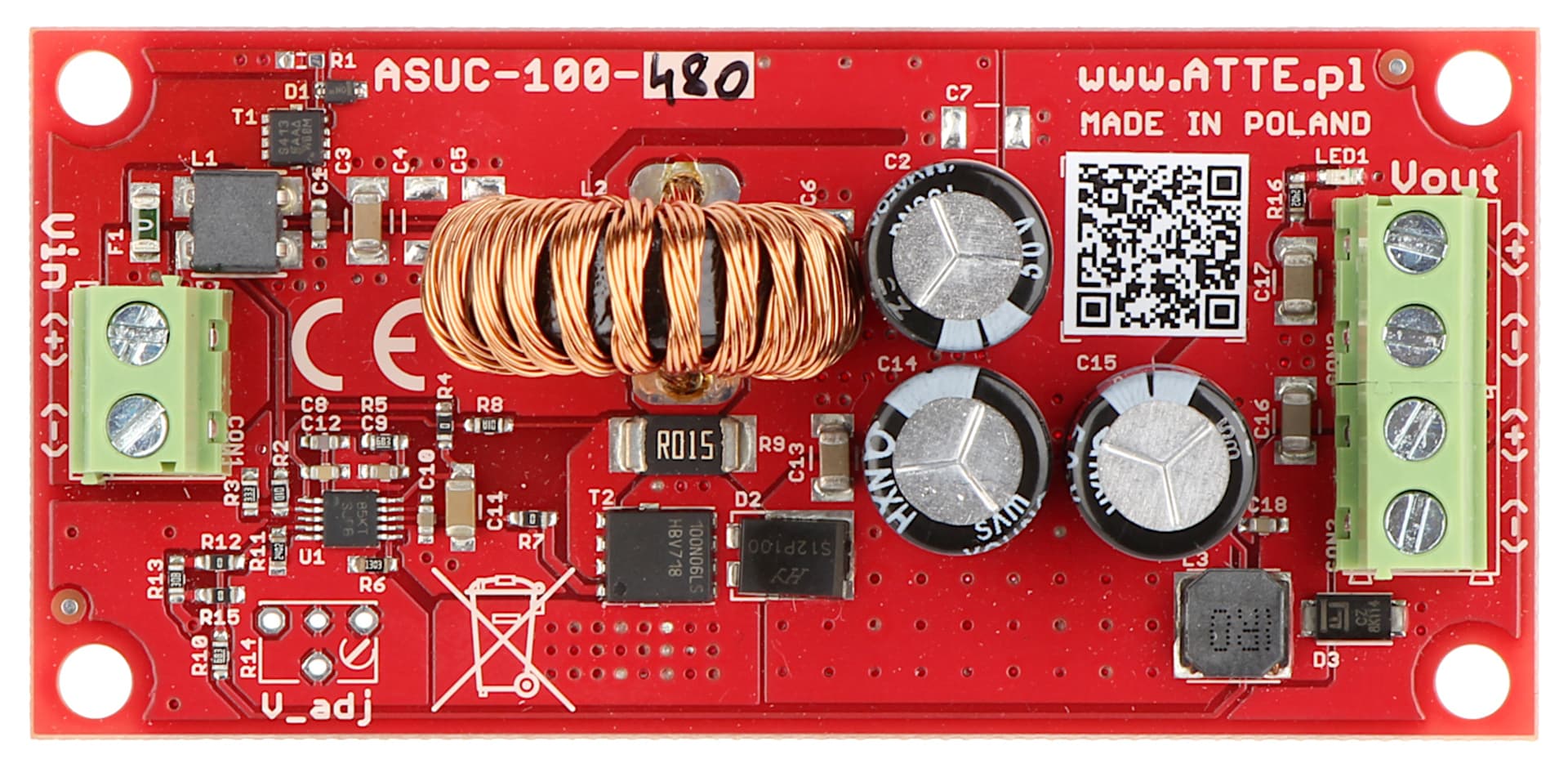 

MODUŁ PRZETWORNICY ASUC-100-480-OF DC/DC ATTE