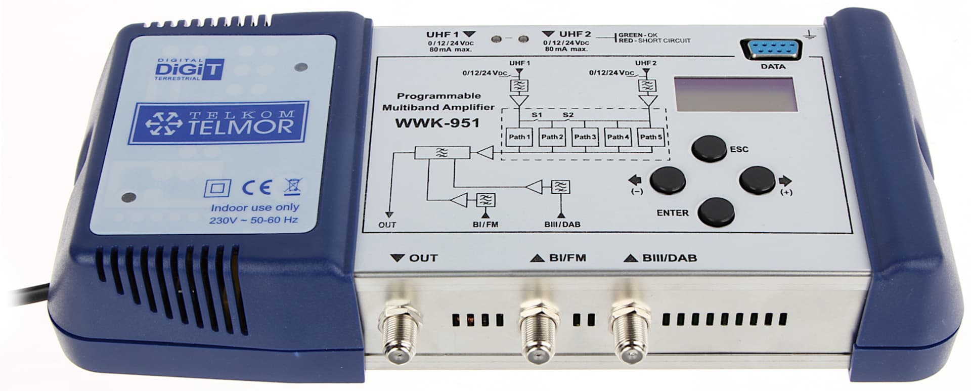 

PROGRAMOWALNY WZMACNIACZ WIELOZAKRESOWY WWK-951 TELMOR