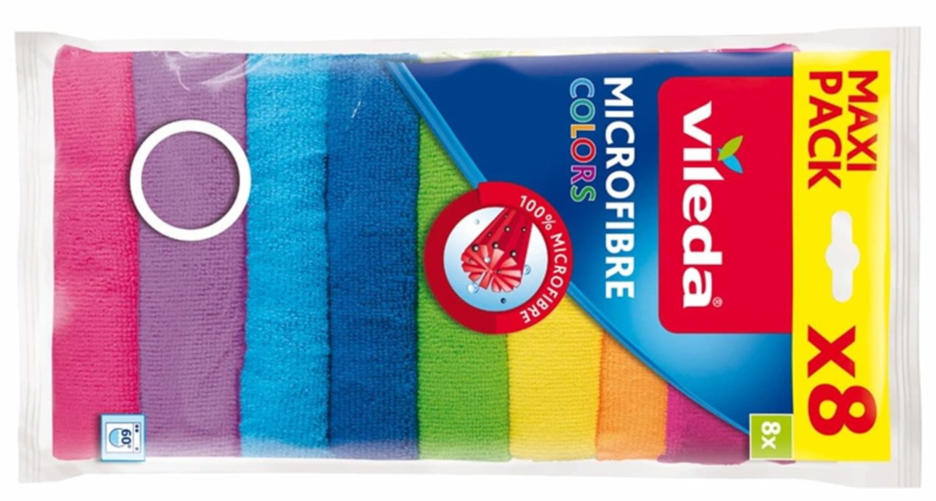 

Ściereczka Vileda mikrofibra Colors 8 sztuk 151501