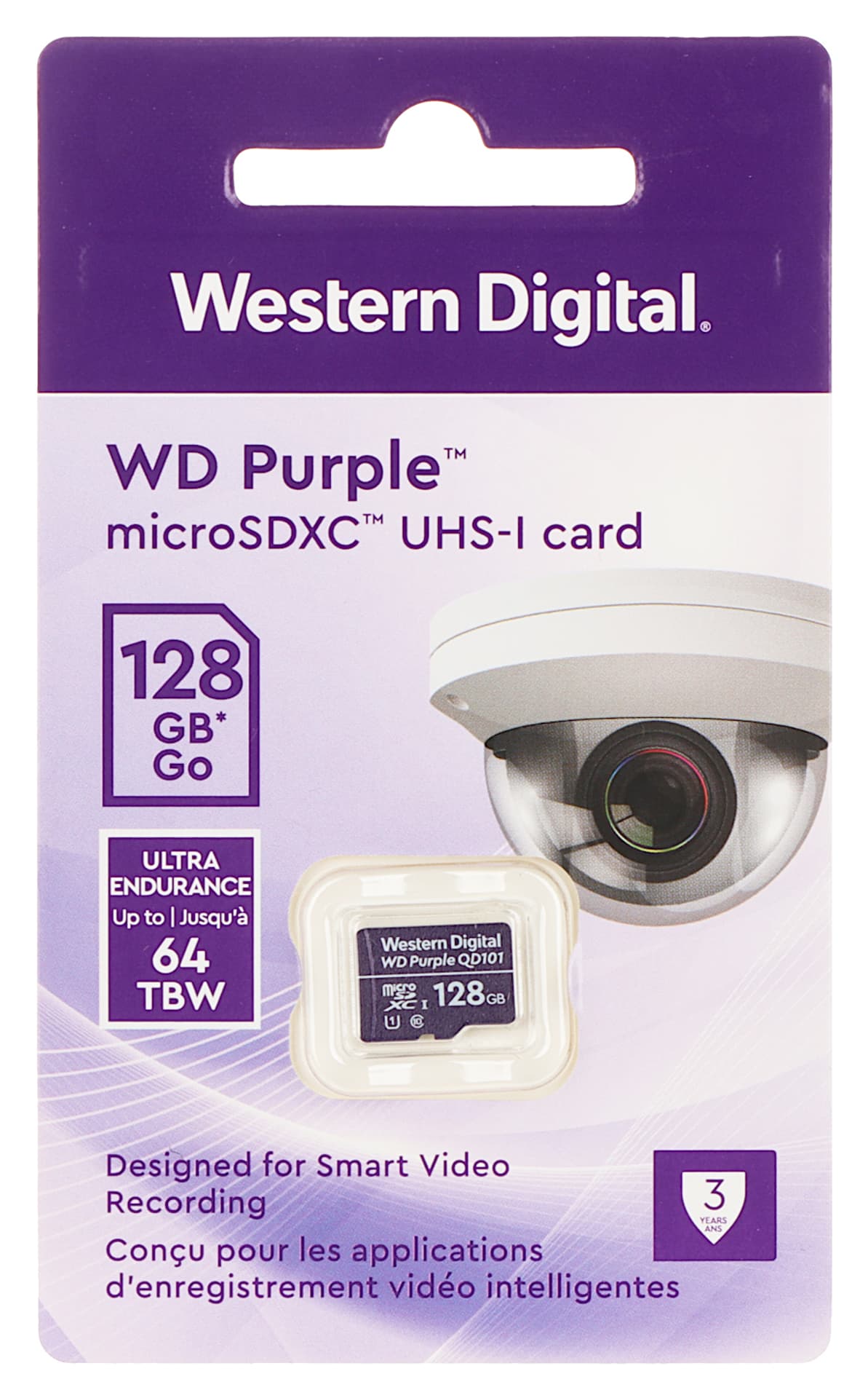 

KARTA PAMIĘCI SD-MICRO-10/128-WD microSD UHS-I, SDXC 128 GB Western Digital