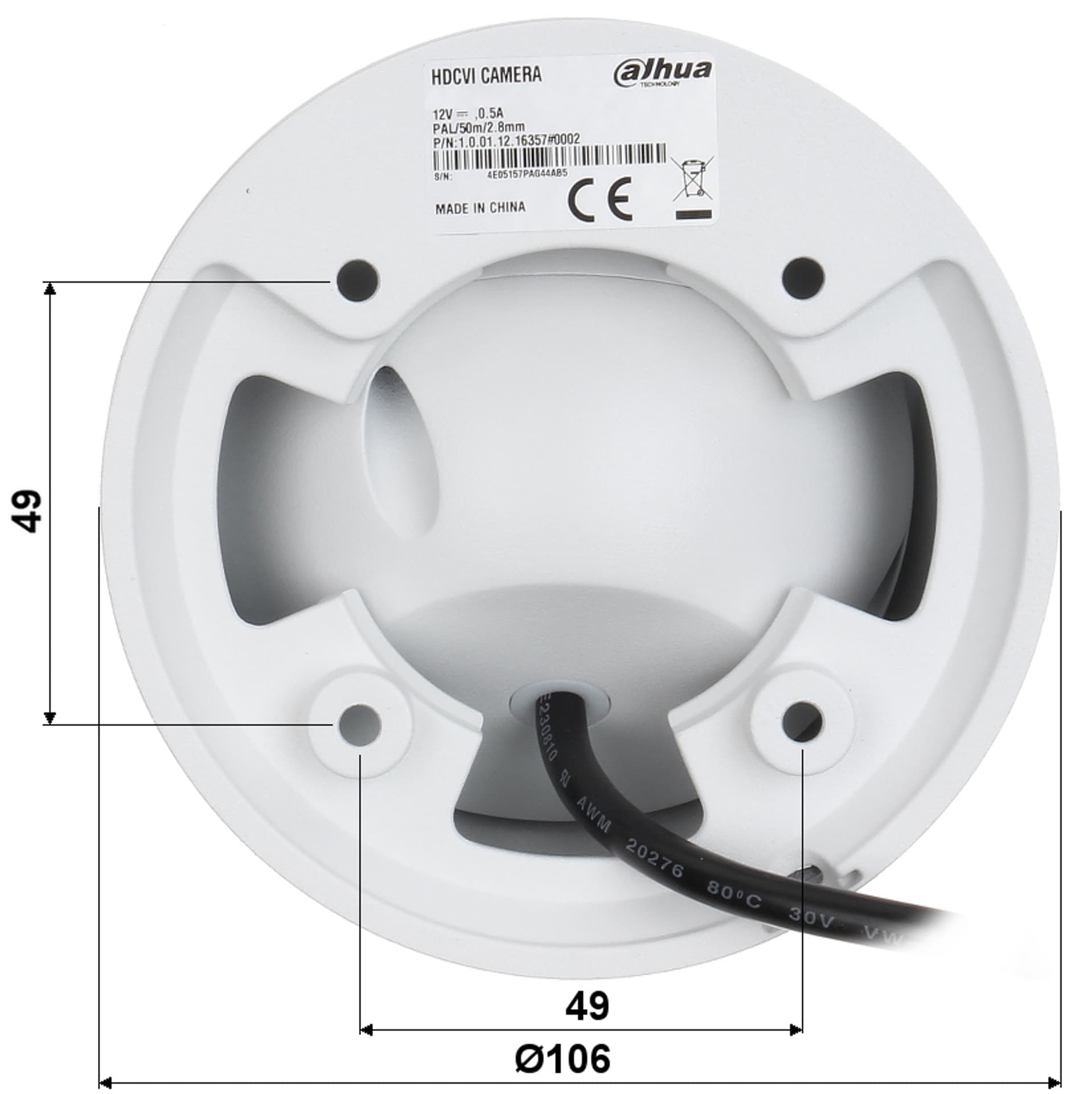 

KAMERA AHD, HD-CVI, HD-TVI, PAL HAC-HDW2802T-A-0280B - 8.3 Mpx, 4K UHD 2.8 mm DAHUA