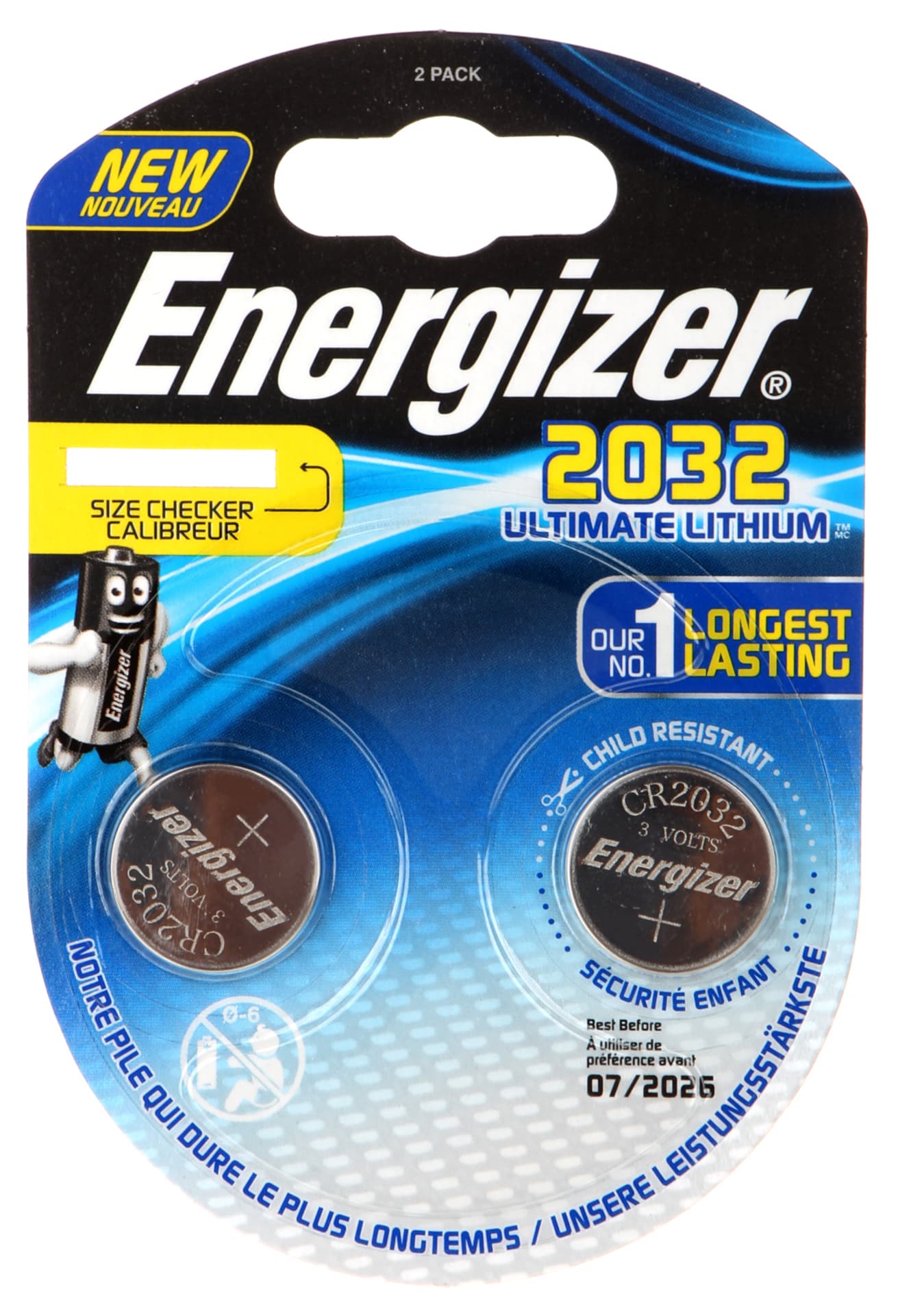 

BATERIA LITOWA BAT-CR2032-LITHIUM*P2 ENERGIZER