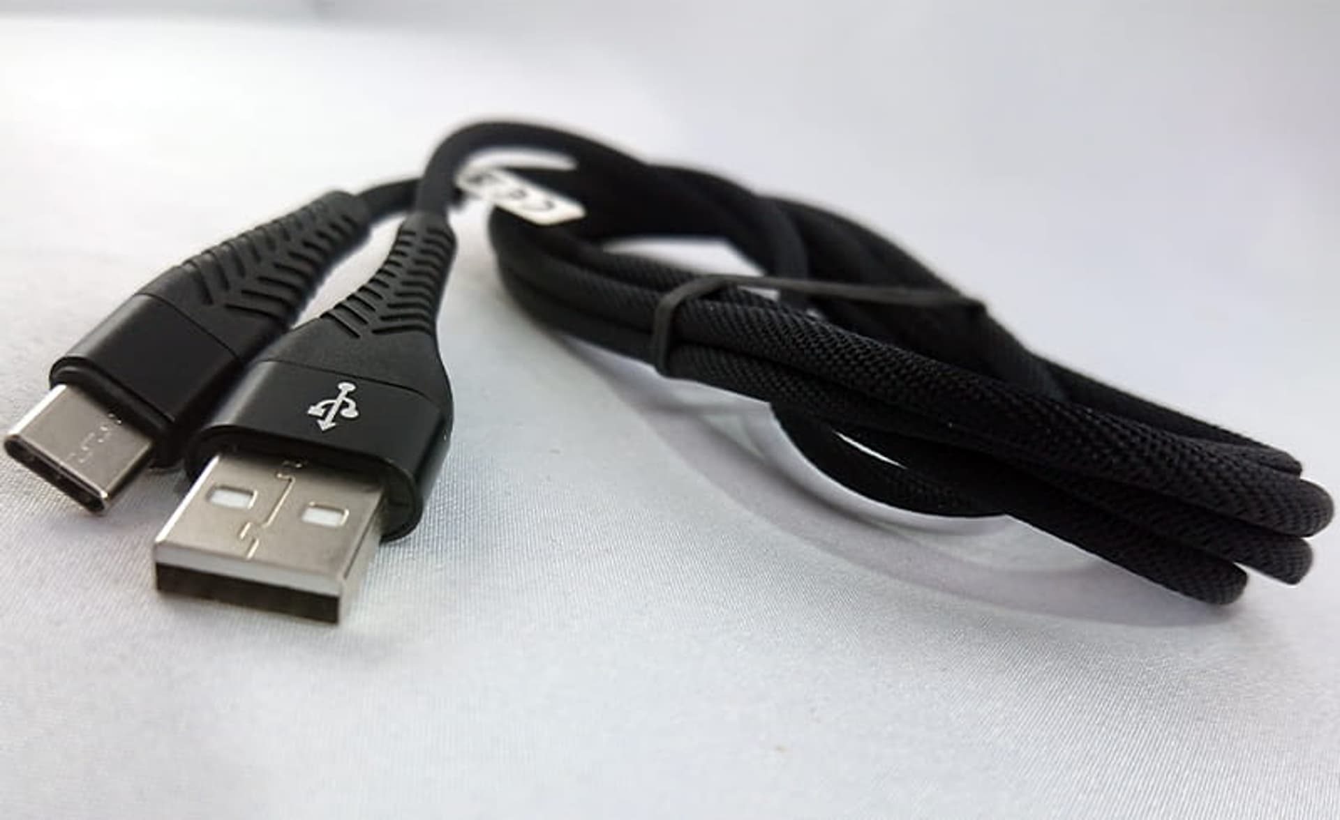 

Kabel USB Typ-C z oplotem Spider (, czarny
