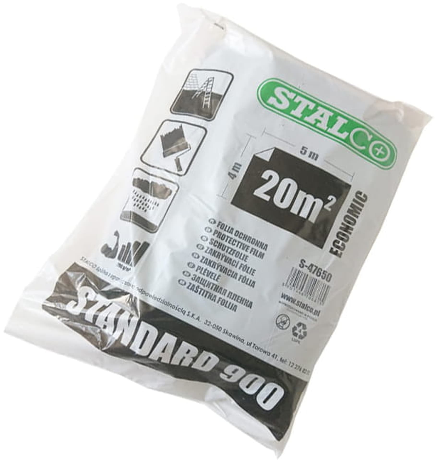 

Folia malarska 4x5m 20m2 Stalco (LDPE, 900 g)