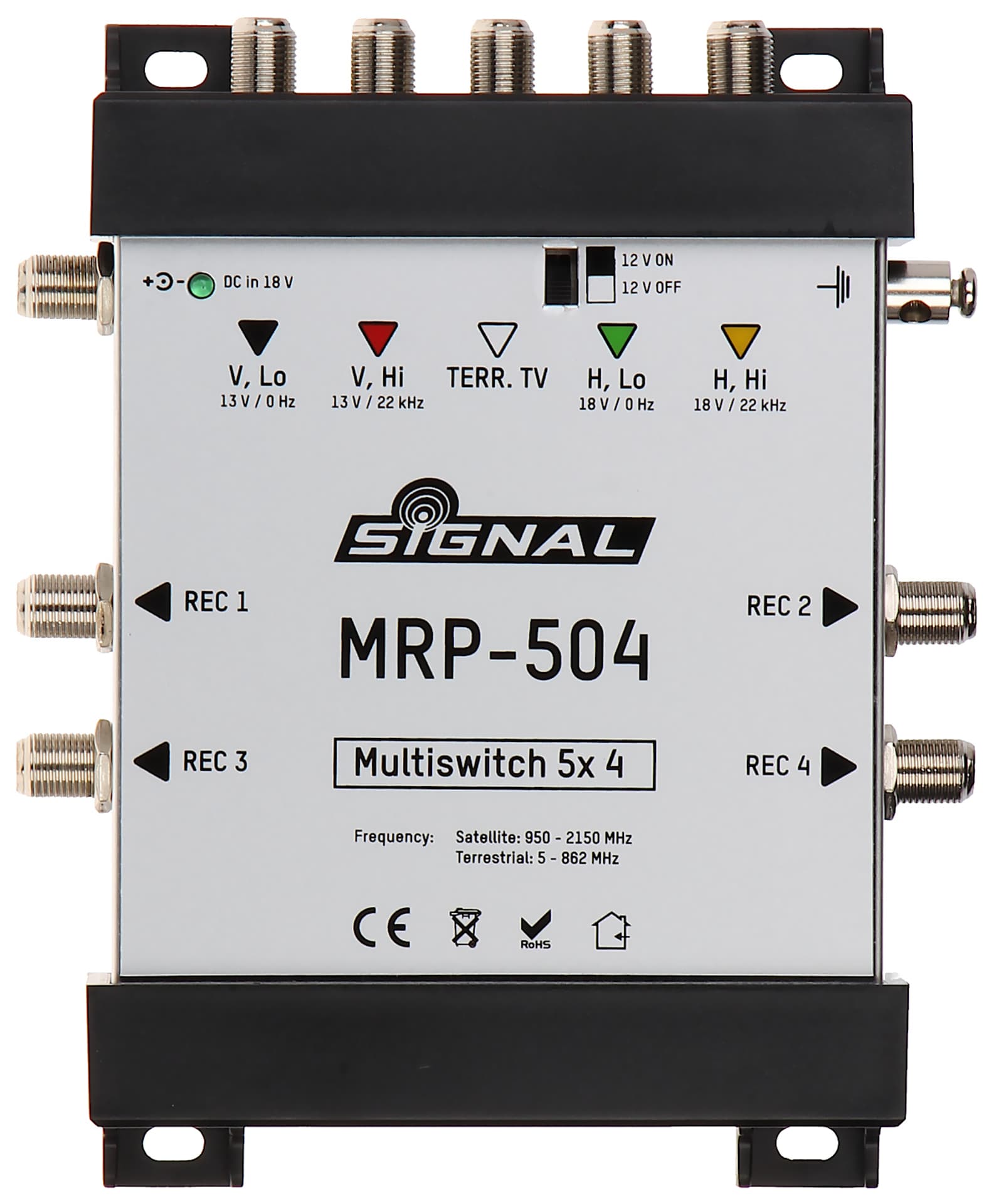 

MULTISWITCH MRP-504 5 WEJŚĆ/4 WYJŚCIA SIGNAL