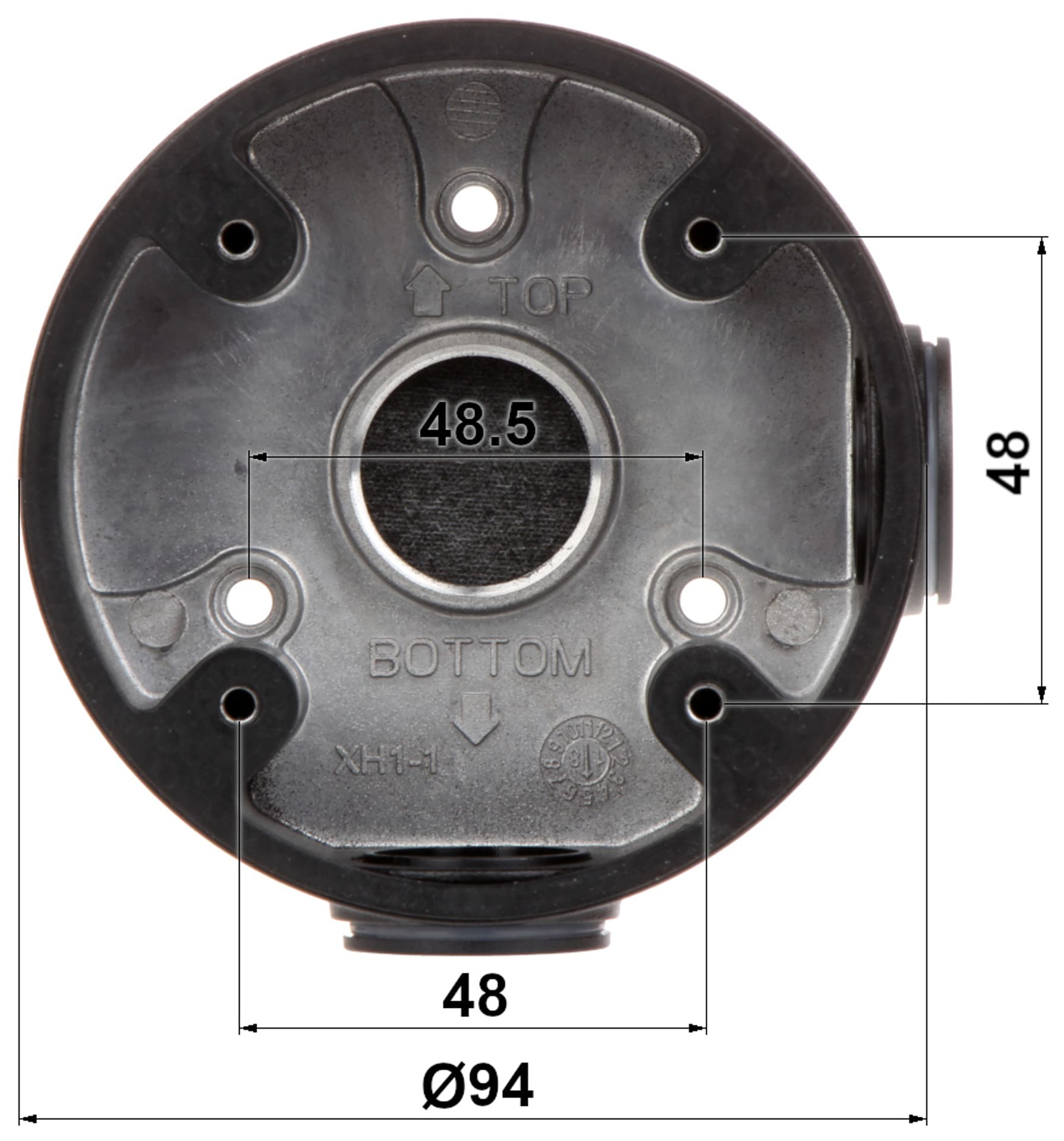 

UCHWYT SUFITOWY DO KAMER KULISTYCH PFA13A-E-BLACK DAHUA