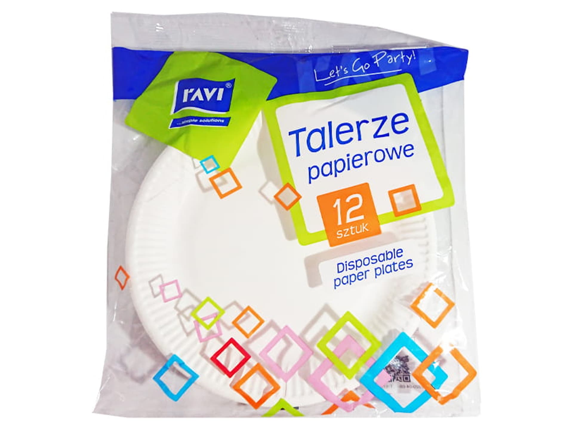 

Talerze jednorazowe 18cm 12 szt