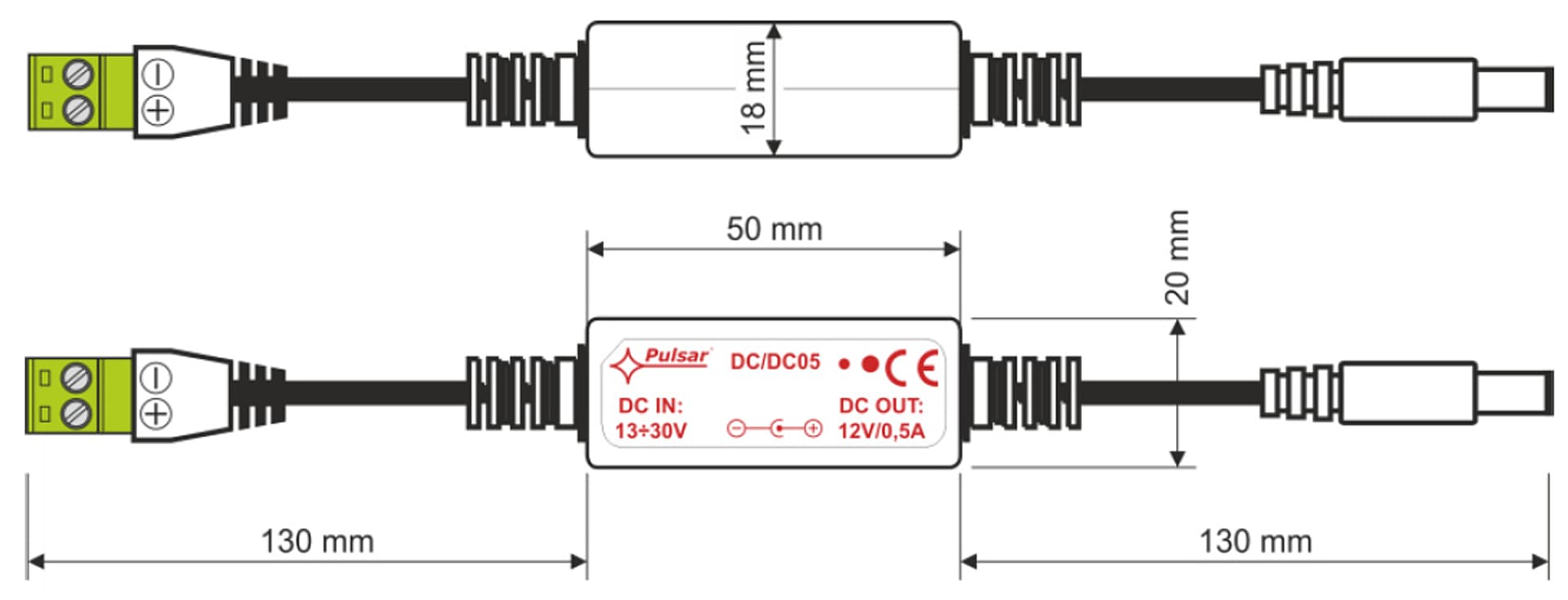 

MODUŁ PRZETWORNICY DC/DC05 PULSAR