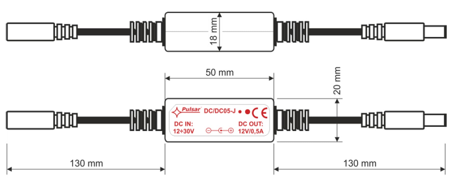 

MODUŁ PRZETWORNICY DC/DC05-J PULSAR