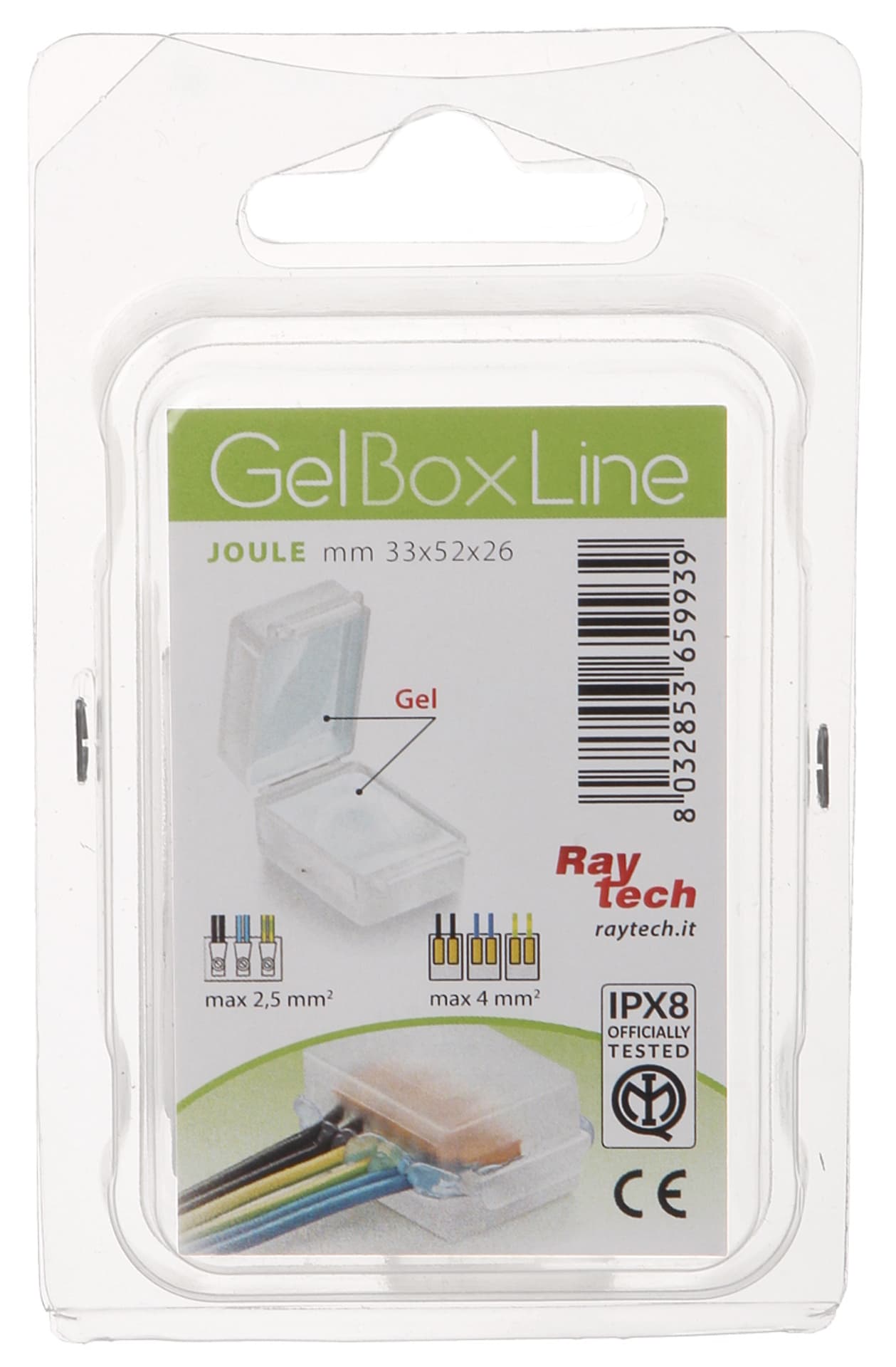 

PUSZKA POŁĄCZENIOWA GELBOX JOULE IP68 RayTech