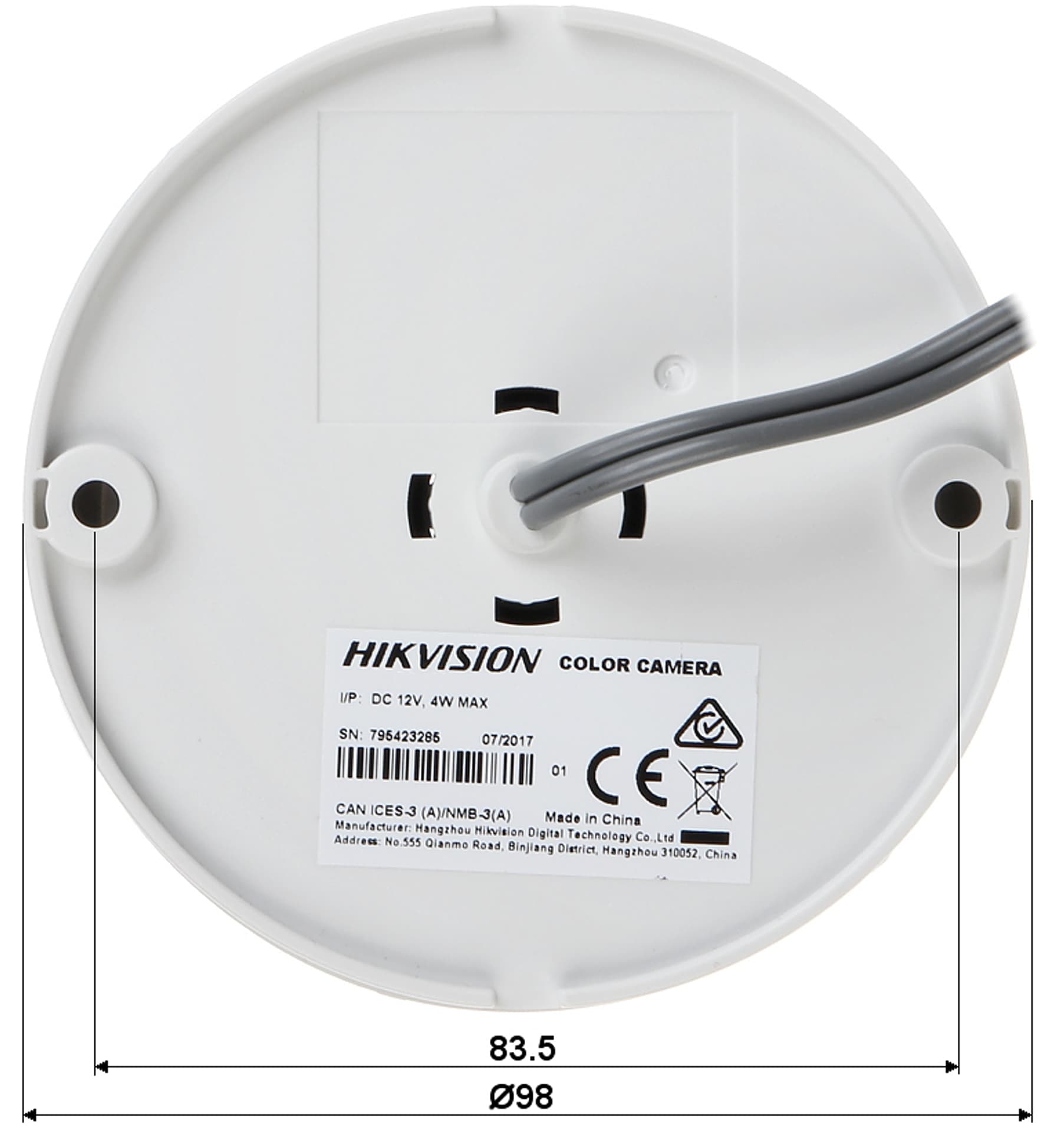 

KAMERA AHD, HD-CVI, HD-TVI, PAL DS-2CE56D0T-IRMMF(3.6mm) - 1080p Hikvision, 3.6mm) - 1080p hikvisio