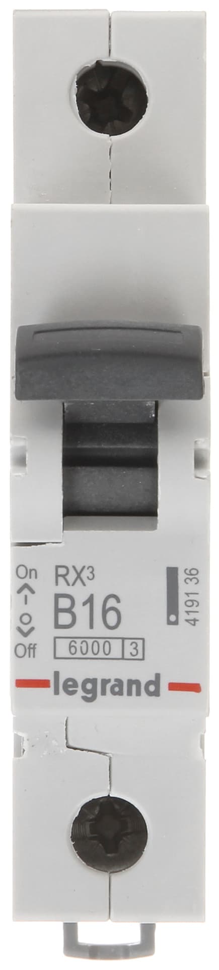

Wyłącznik nadprądowy 1P B 16A 6kA AC S301 RX3 419136