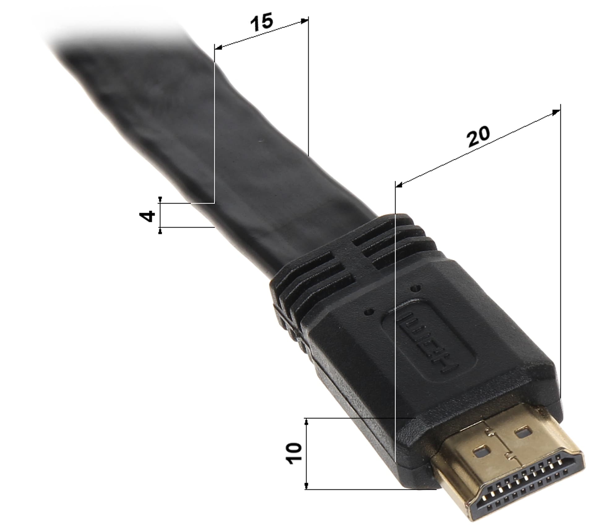 

KABEL HDMI-10-FL 10 m